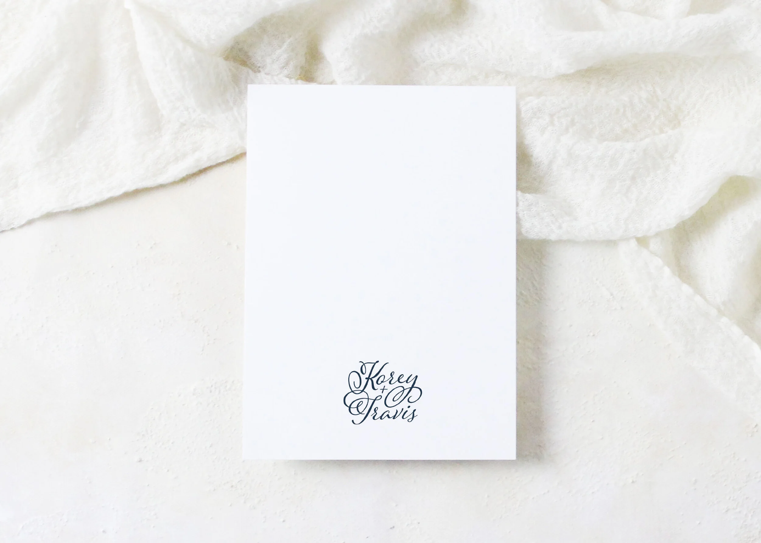 Korey - Classic Script Save the Date