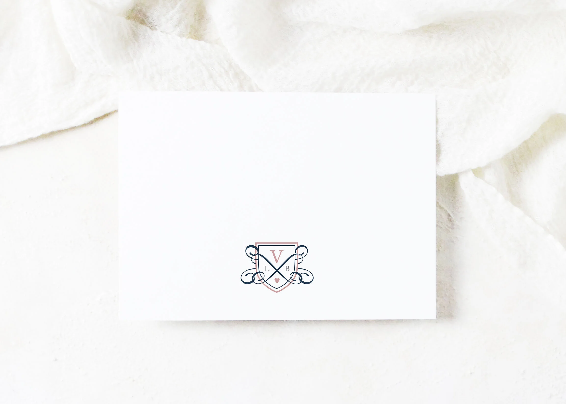 Laura - Classic Script and Monogram Save the Date