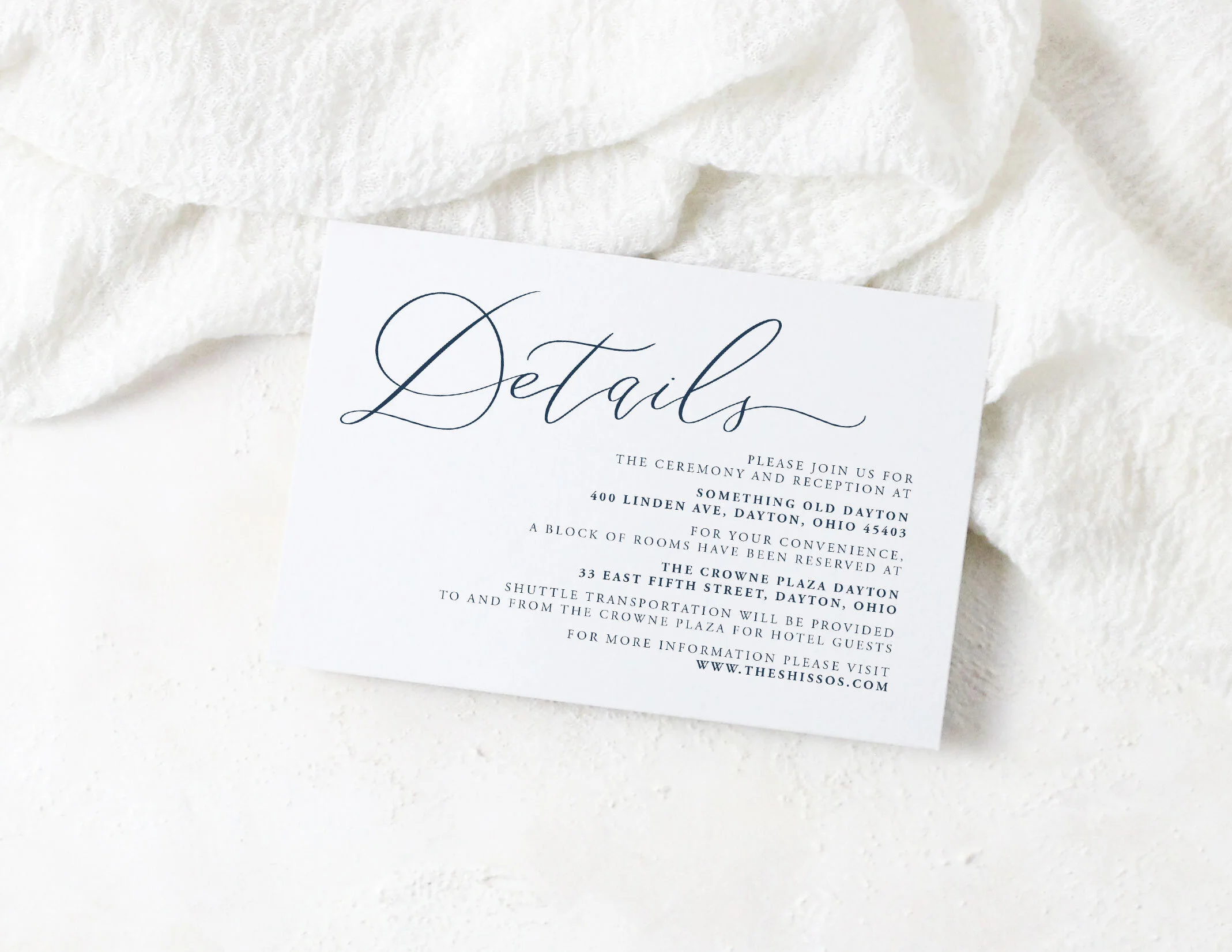 Breanna - Modern Bold Monogram Wedding Invitation