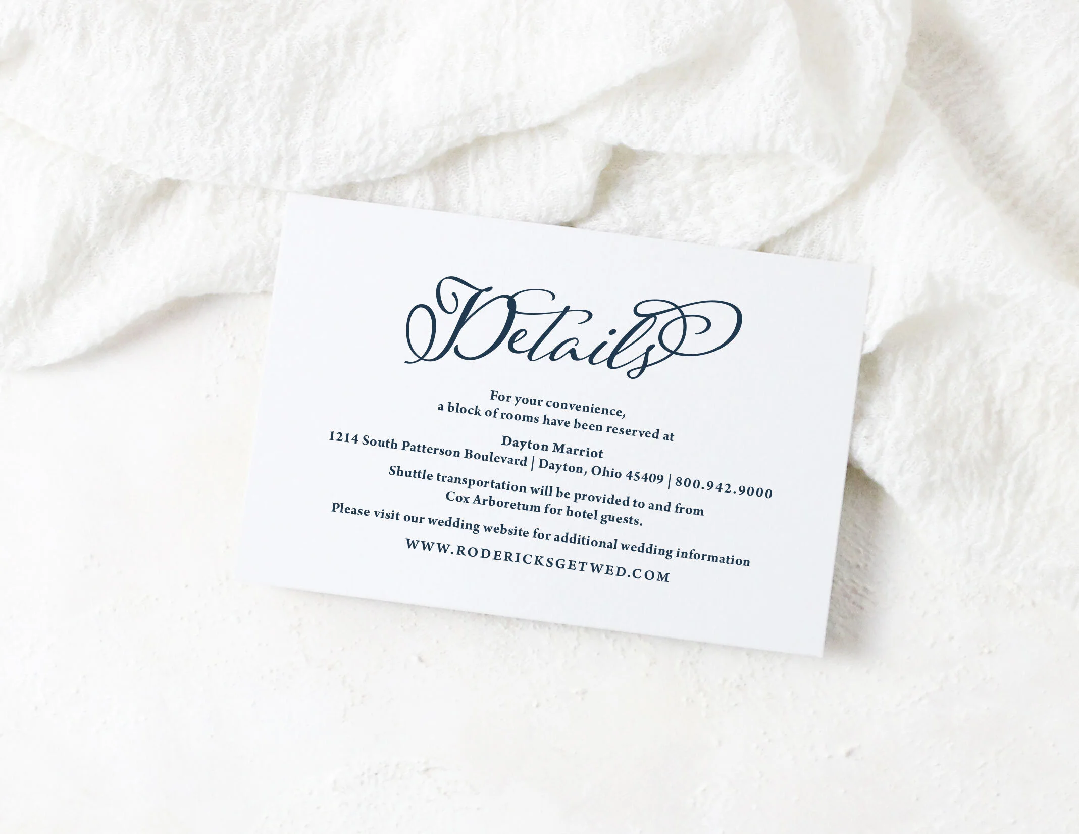 Korey - Classic Rustic Script Wedding Invitation