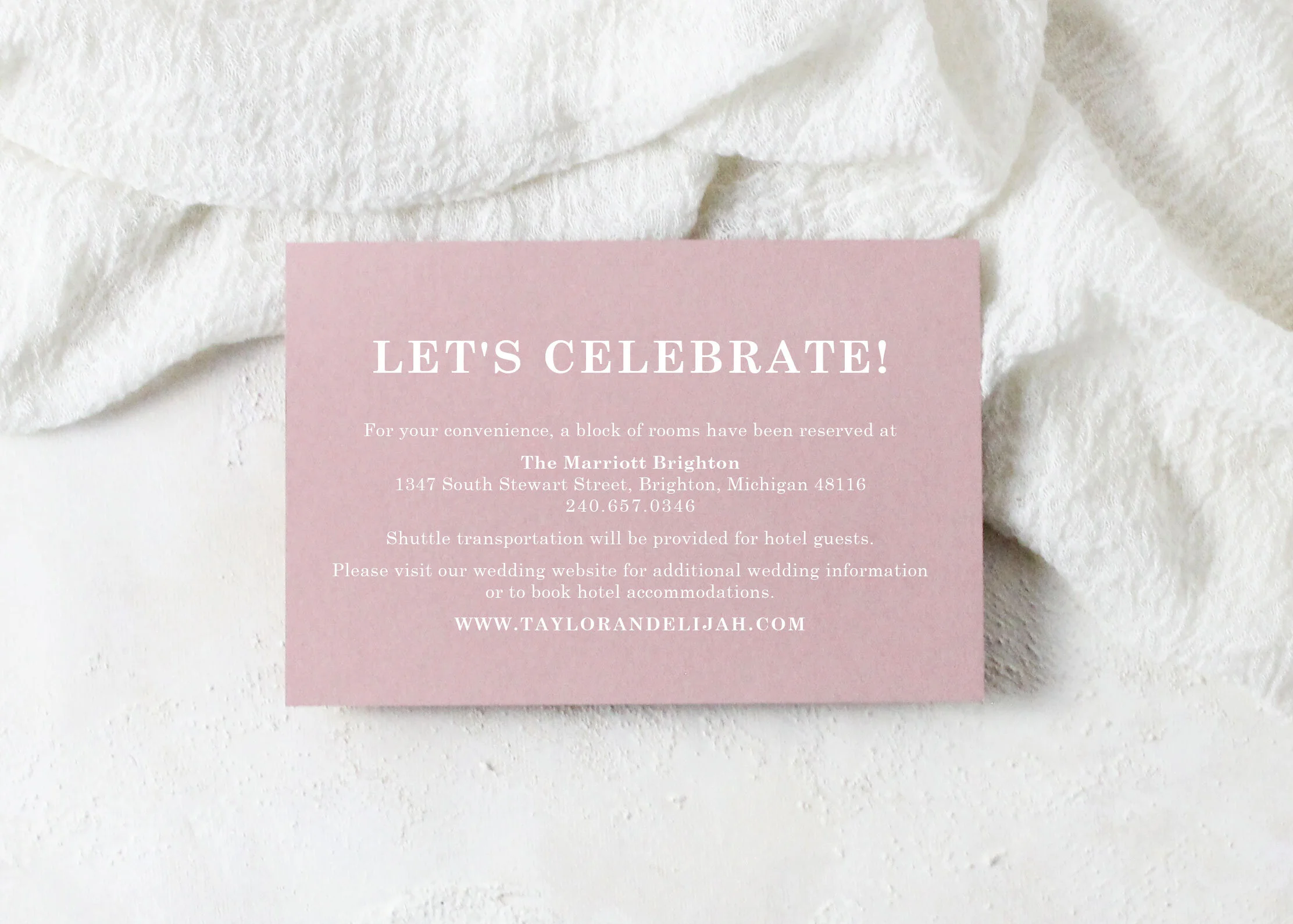 Taylor - Rustic Floral Dusty Rose and Gold Wedding Invitation