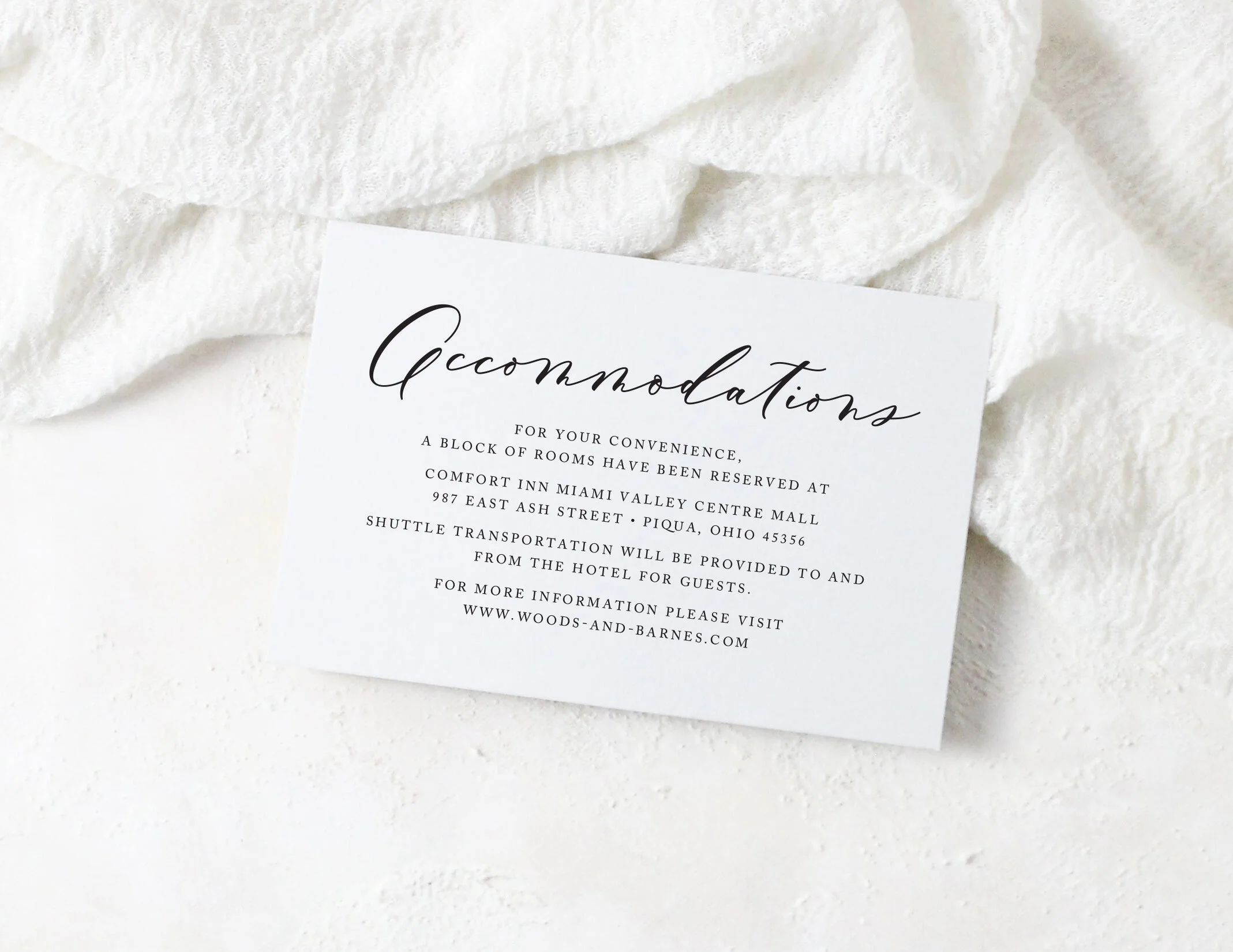 Payton - Classic Floral Wedding Invitation