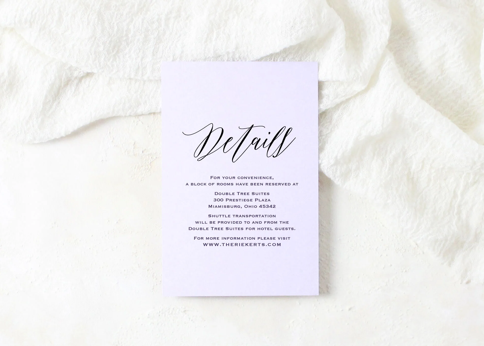 Rachel - Modern Script Boho Monogram Wedding Invitation