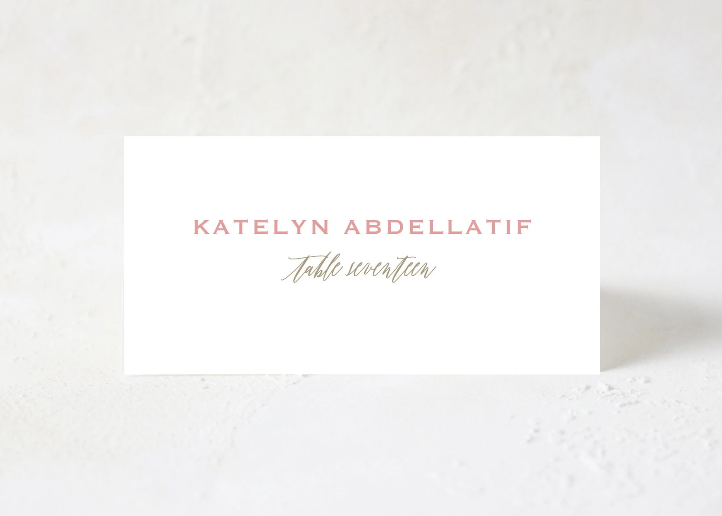 Katelyn - Modern Script Place Cards