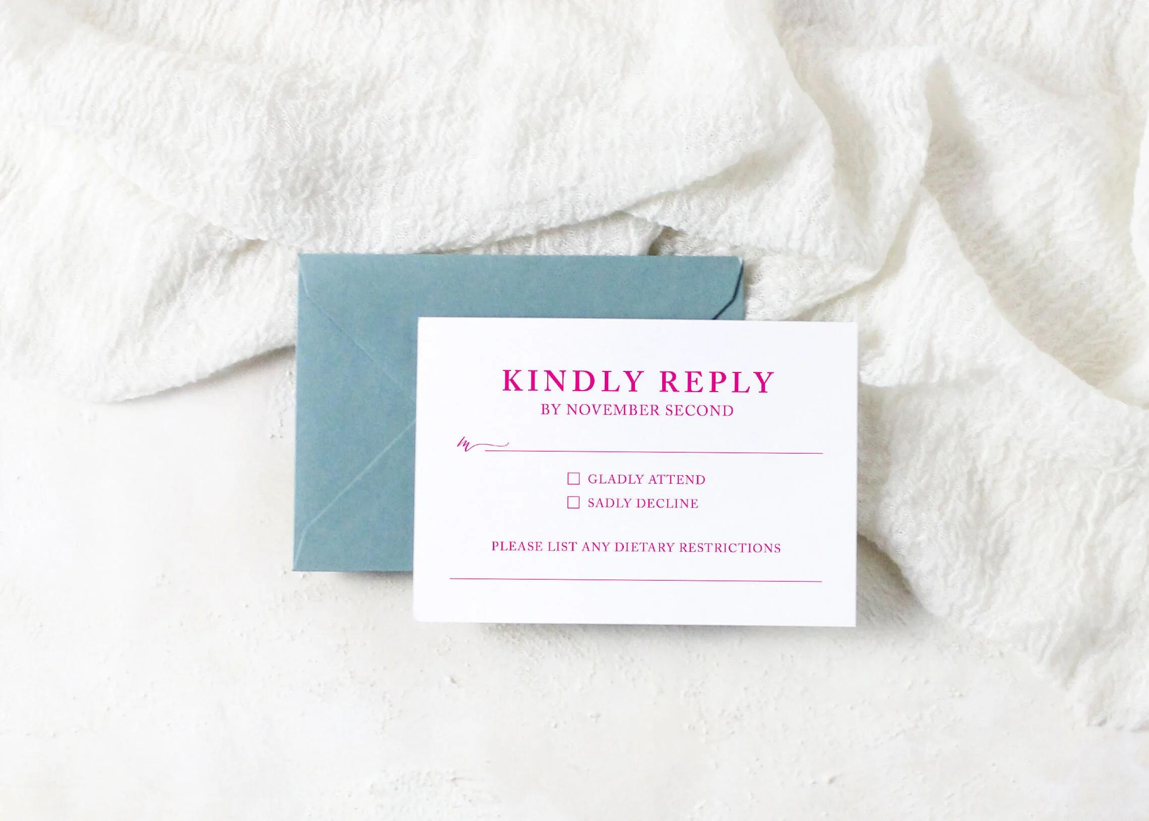 Breanna - Modern Bold Monogram Wedding Invitation