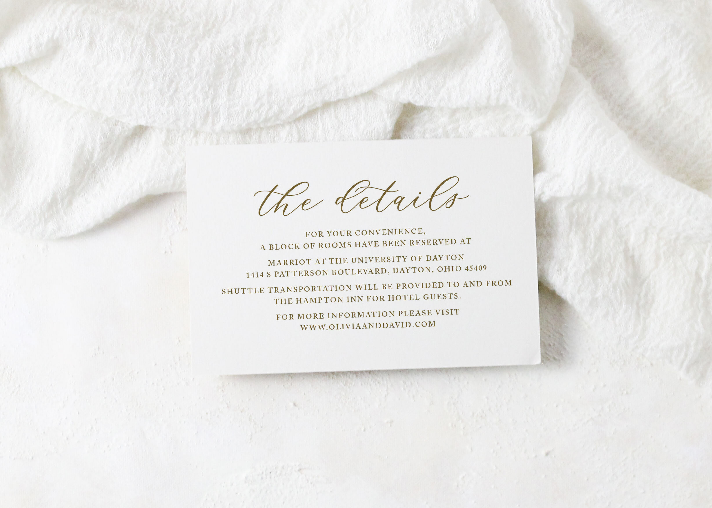 Olivia - Neutral Floral Classic Monogram Wedding Invitation
