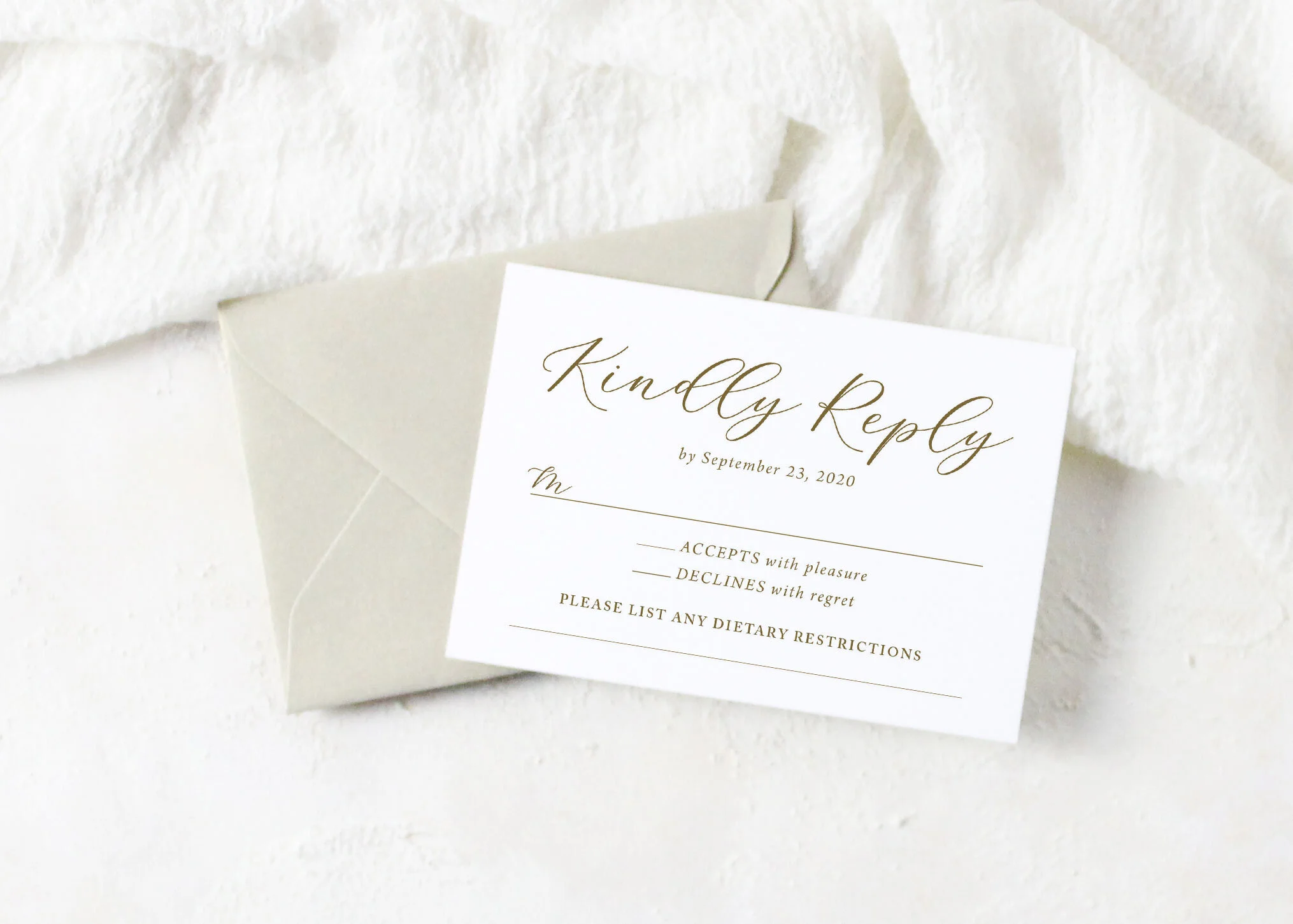 Olivia - Neutral Floral Classic Monogram Wedding Invitation