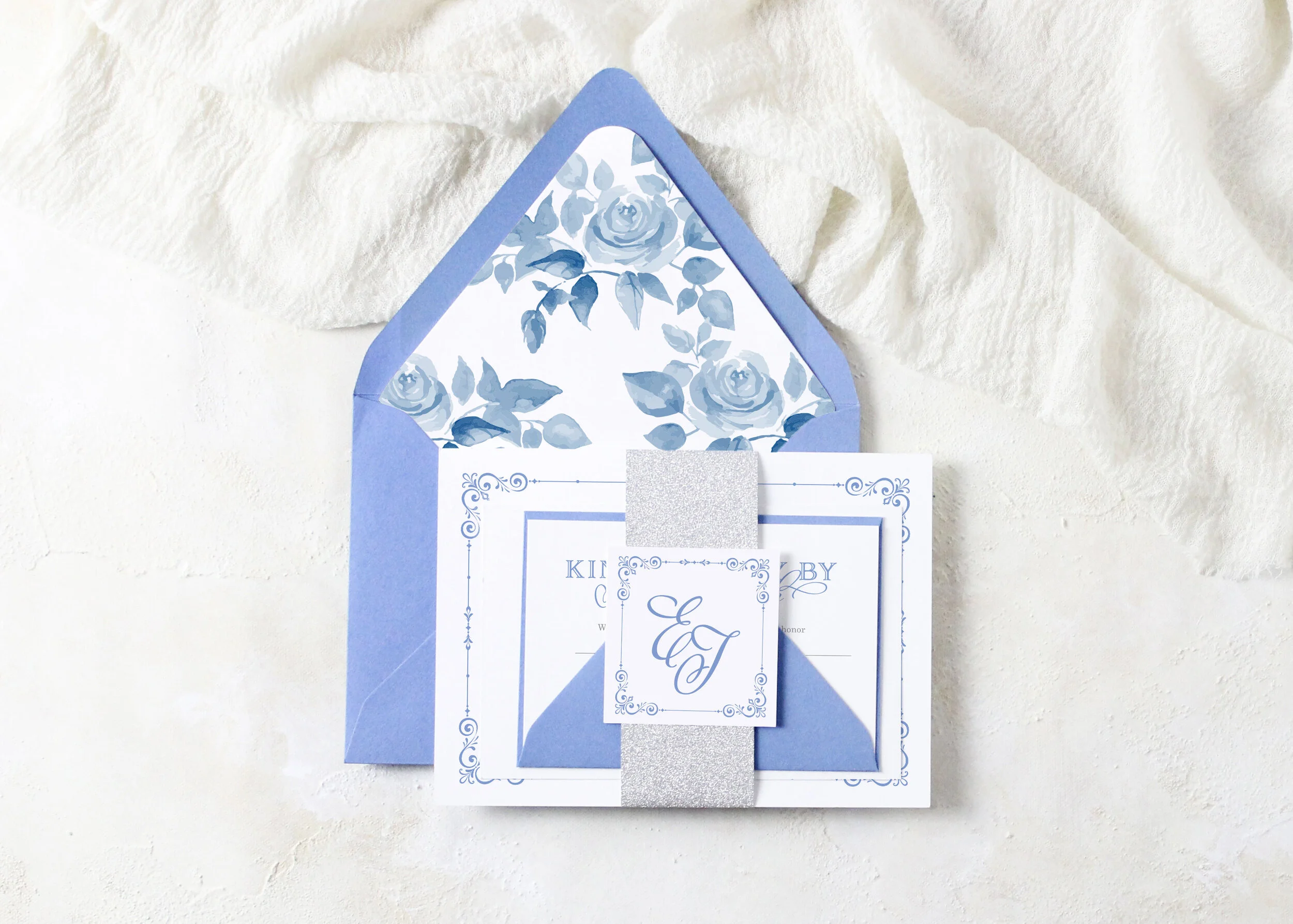 Eloise - Classic Elegant Ornate Wedding Invitation