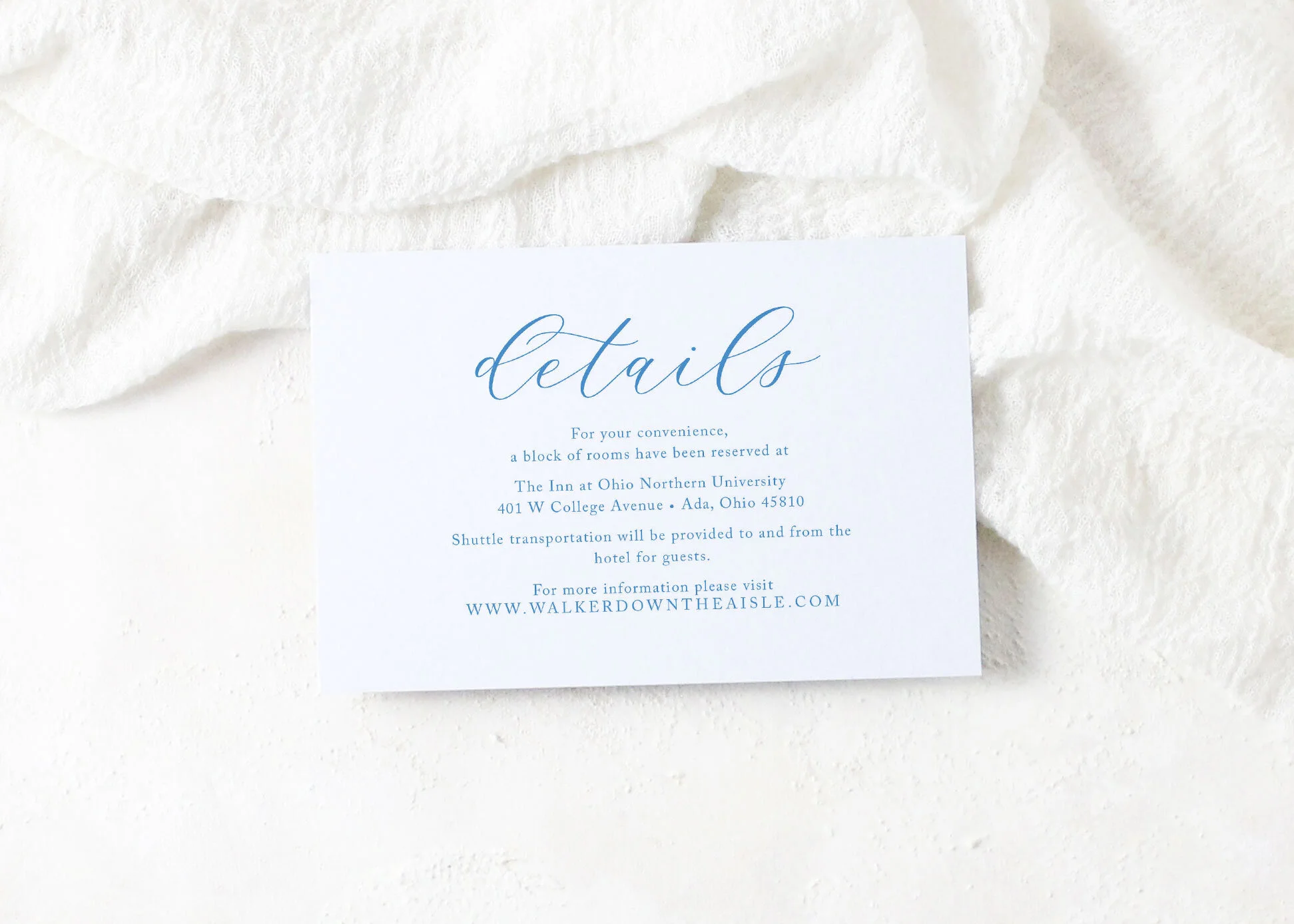 Amelia - Classic Monochromatic Floral Wedding Invitation