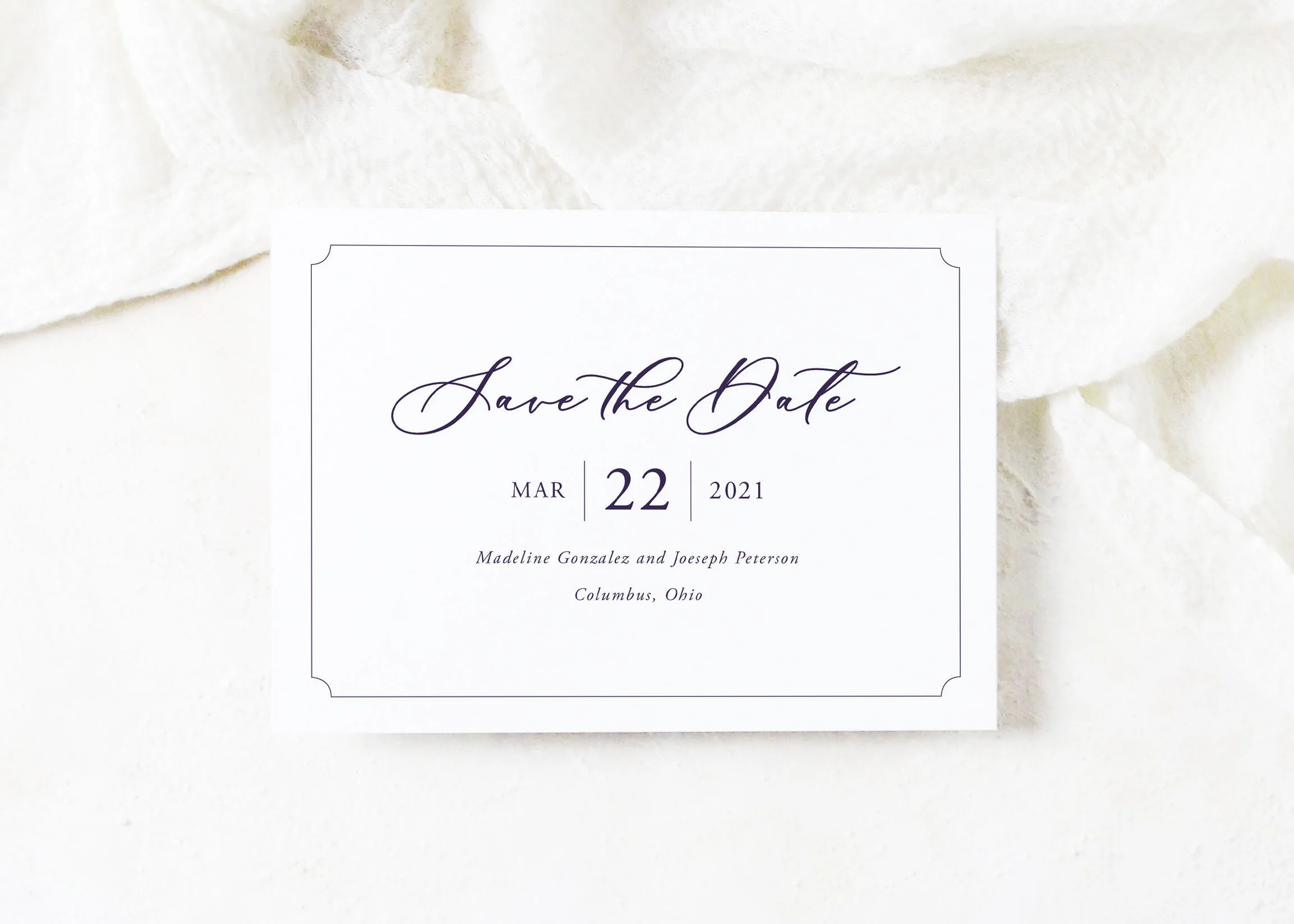 Madeline - Modern Watercolor Save the Date