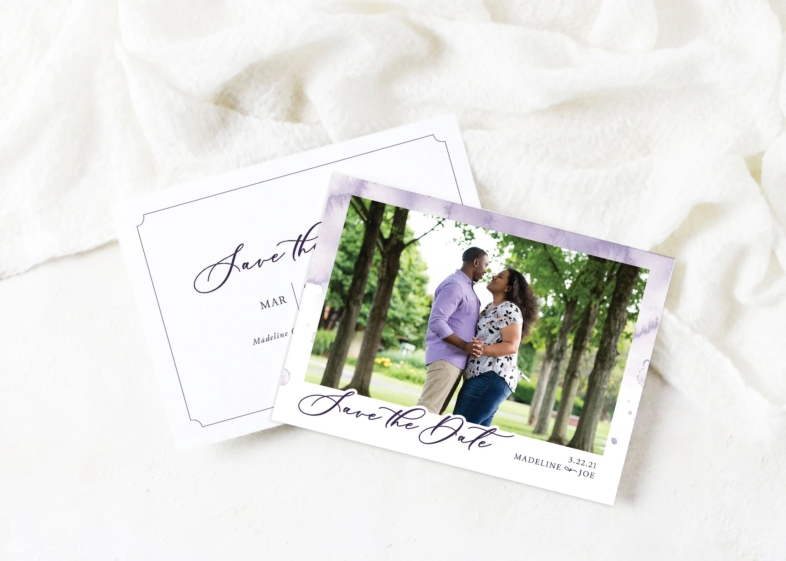 Madeline - Modern Watercolor Save the Date