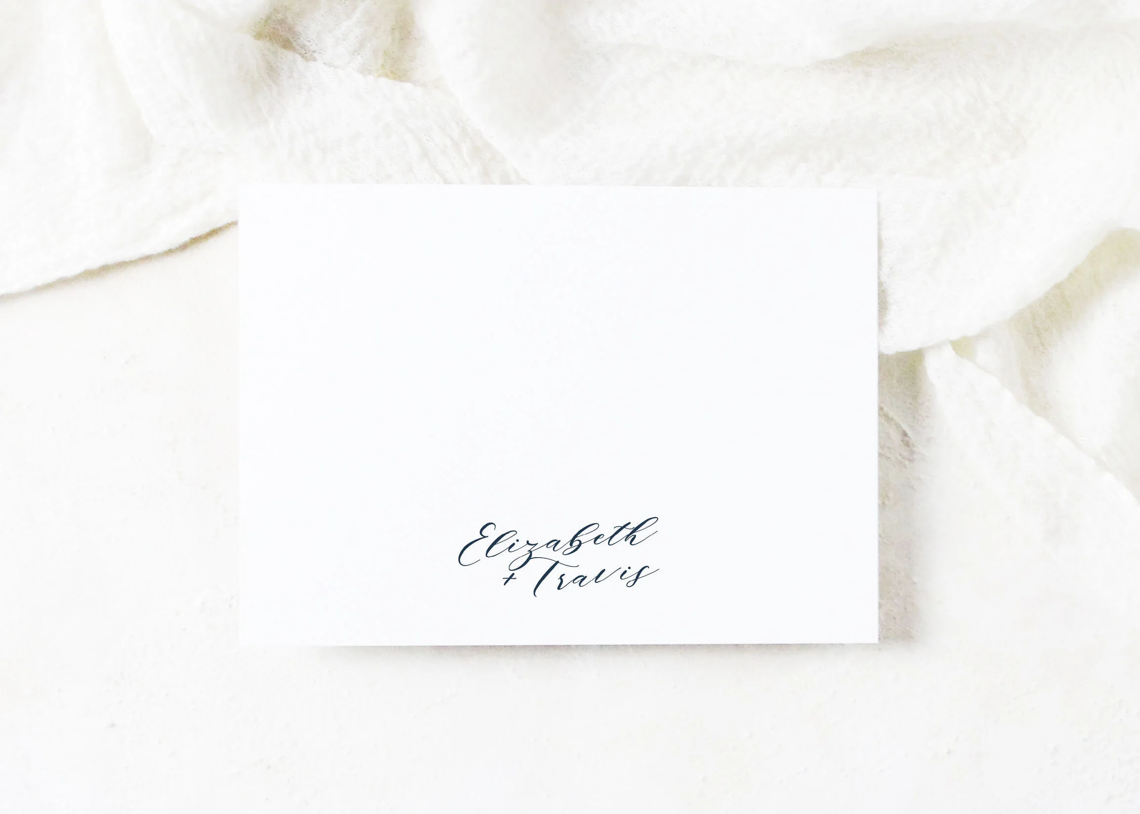 Elizabeth - Calligraphy and Watercolor Save the Date