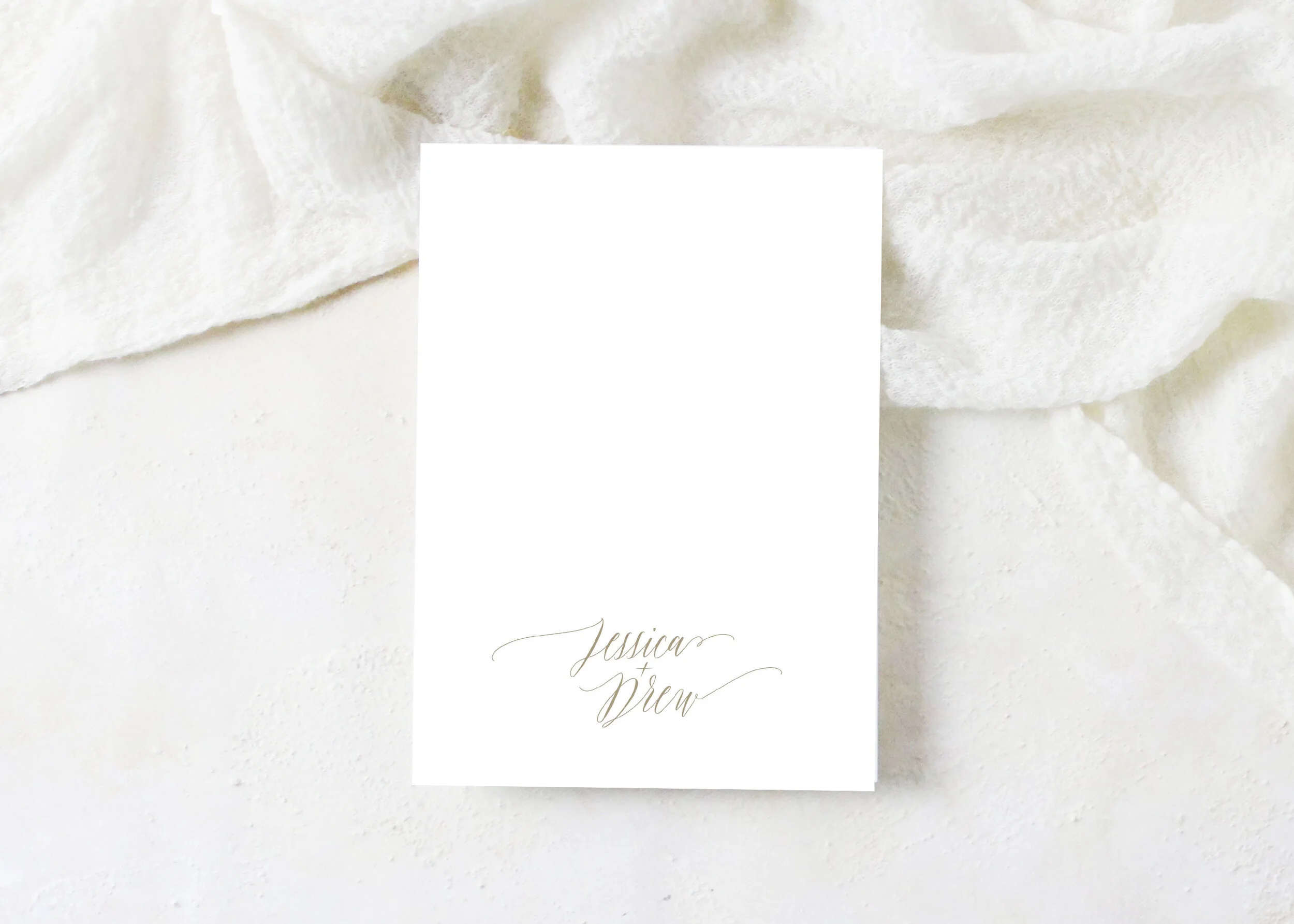 Jessica - Classic Script and Floral Save the Date