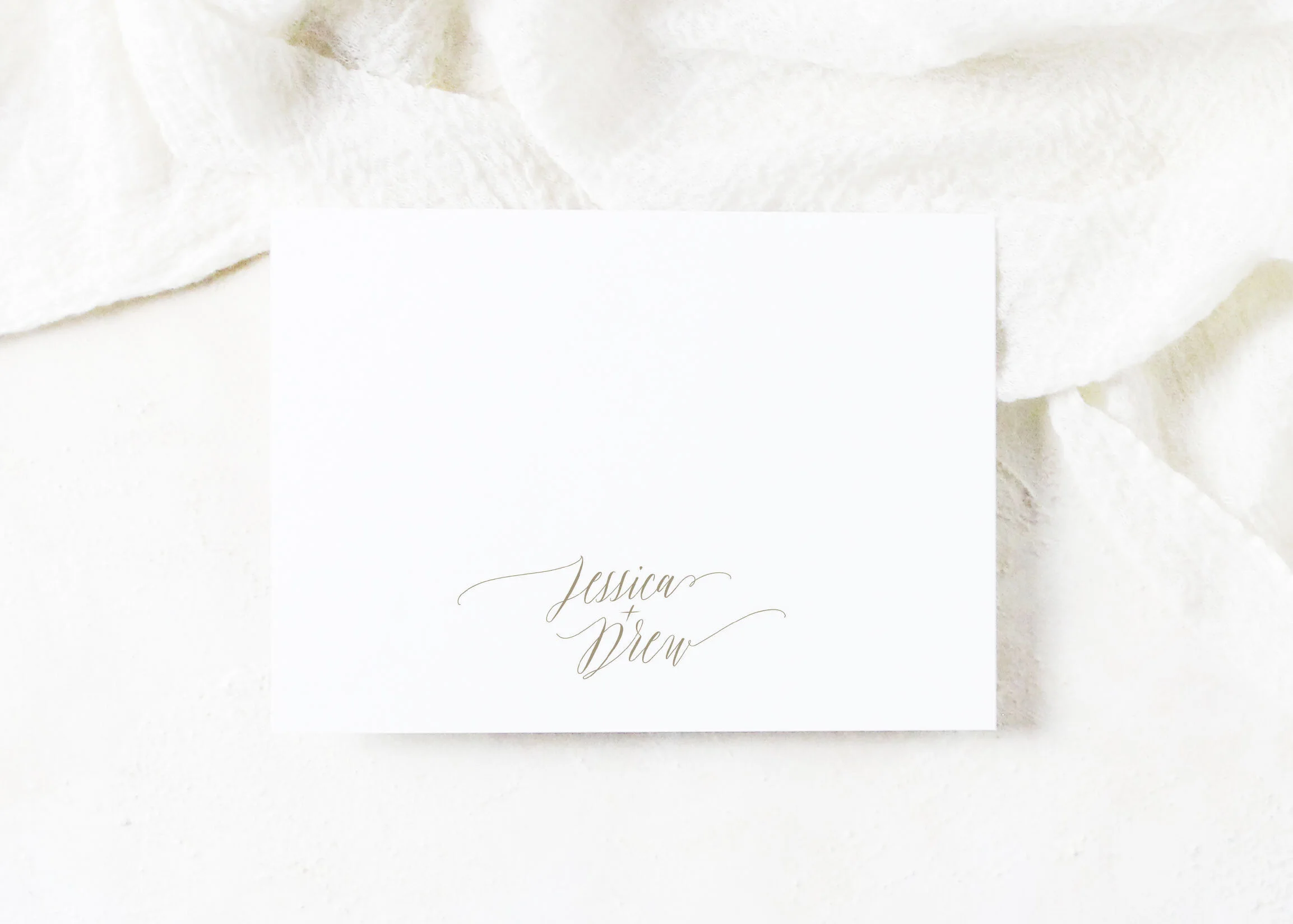 Jessica - Classic Script and Floral Save the Date