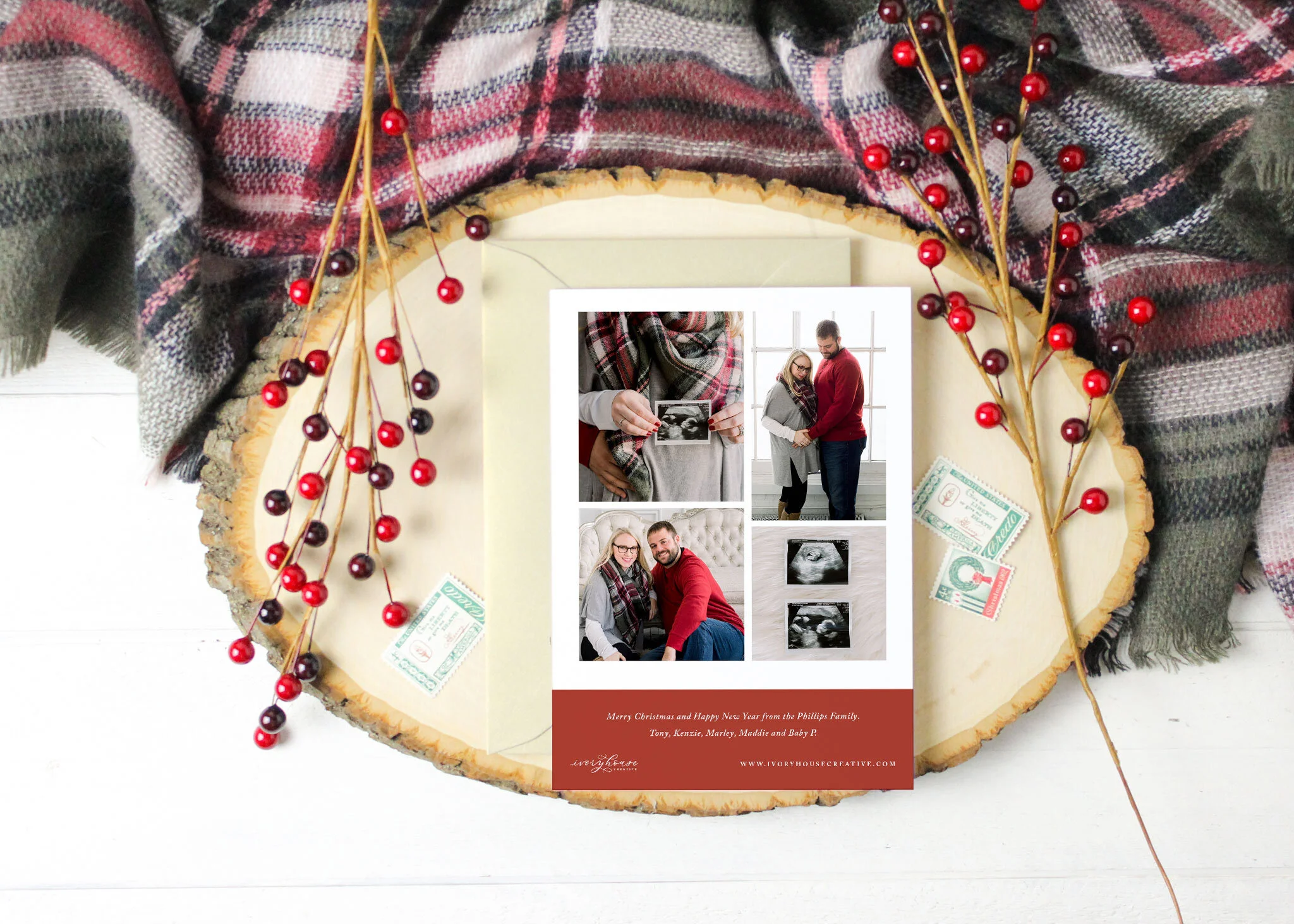 Silent Nights Newborn Card