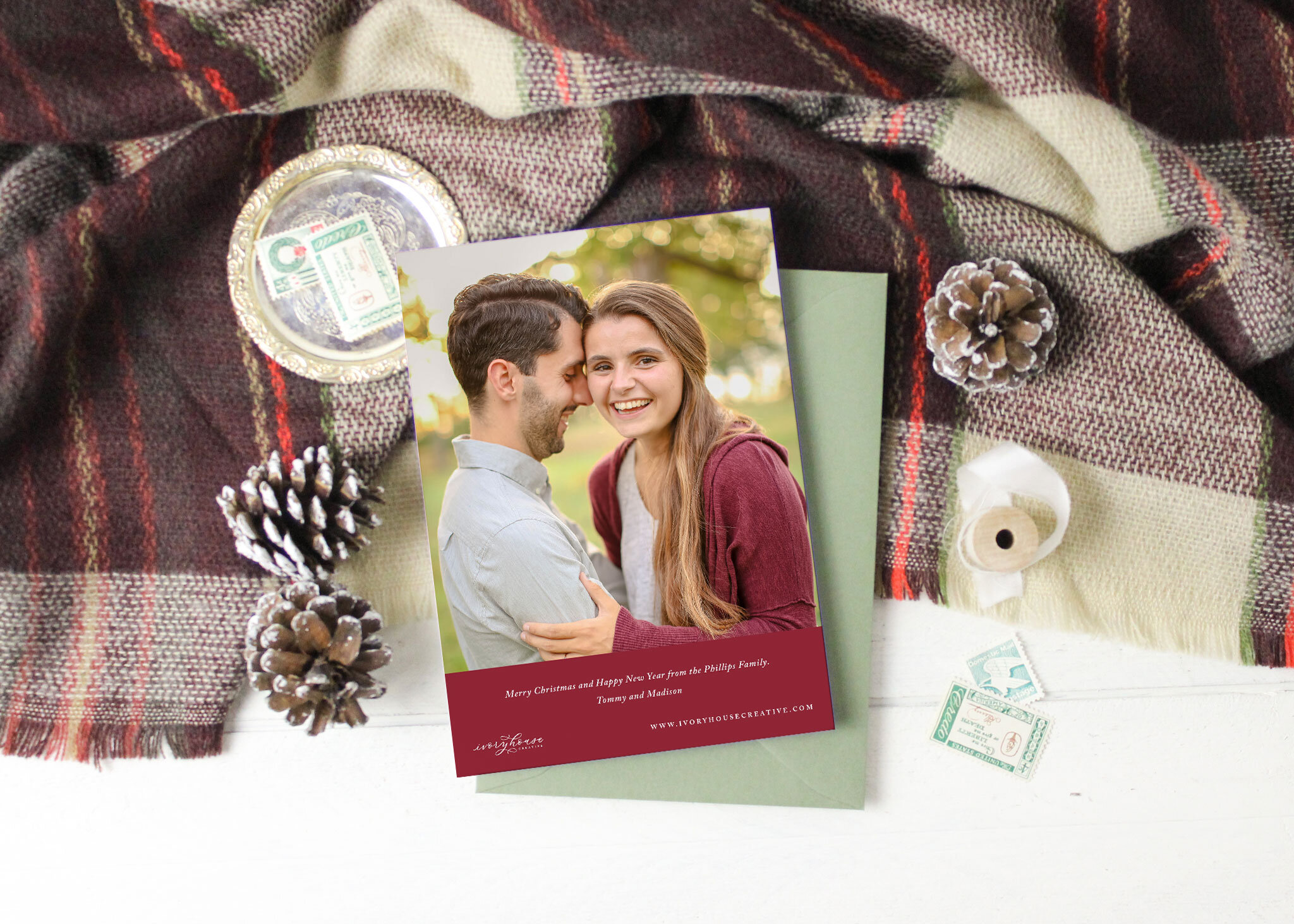 Modern Christmas Cheer Card