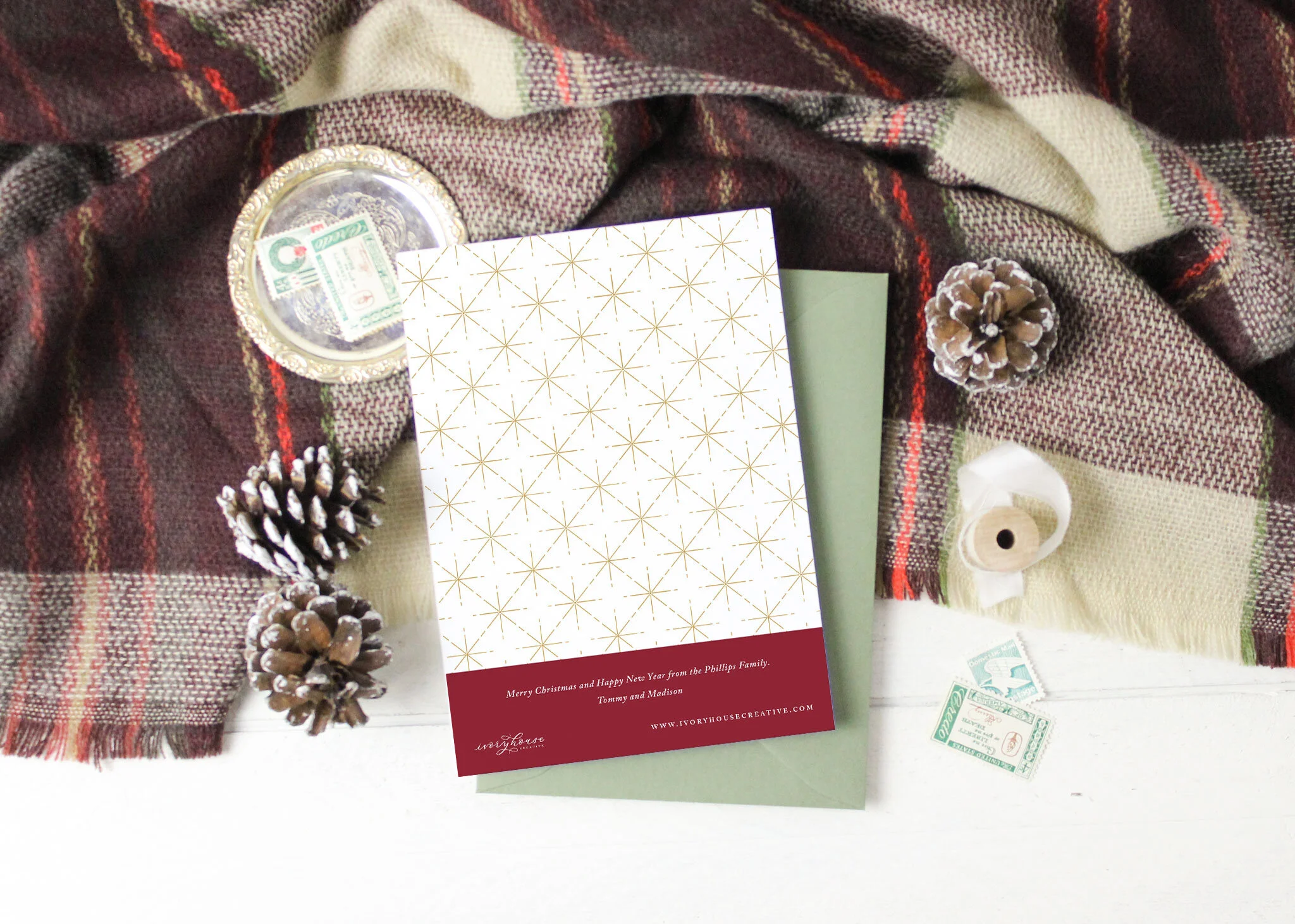 Modern Christmas Cheer Card