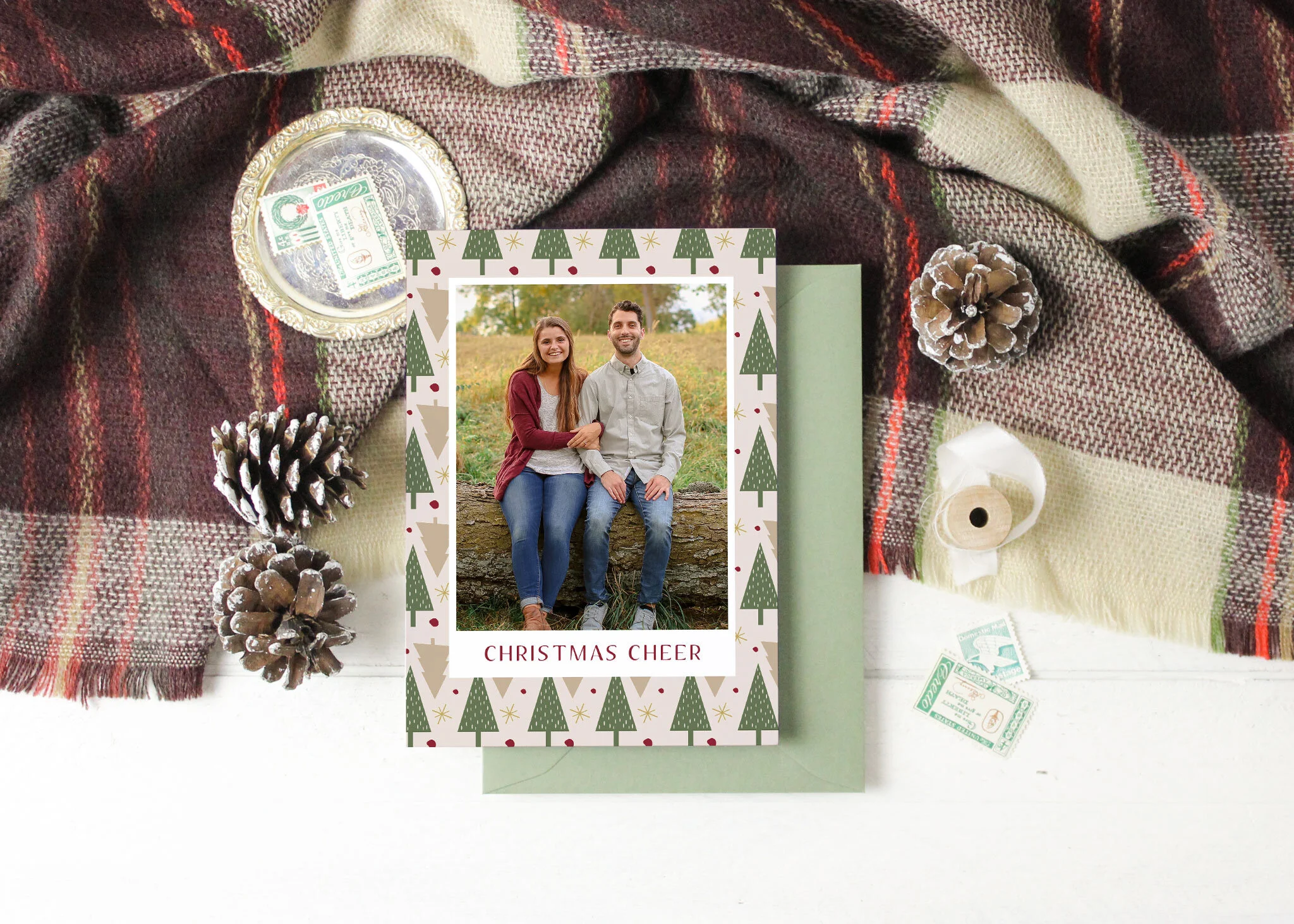 Modern Christmas Cheer Card