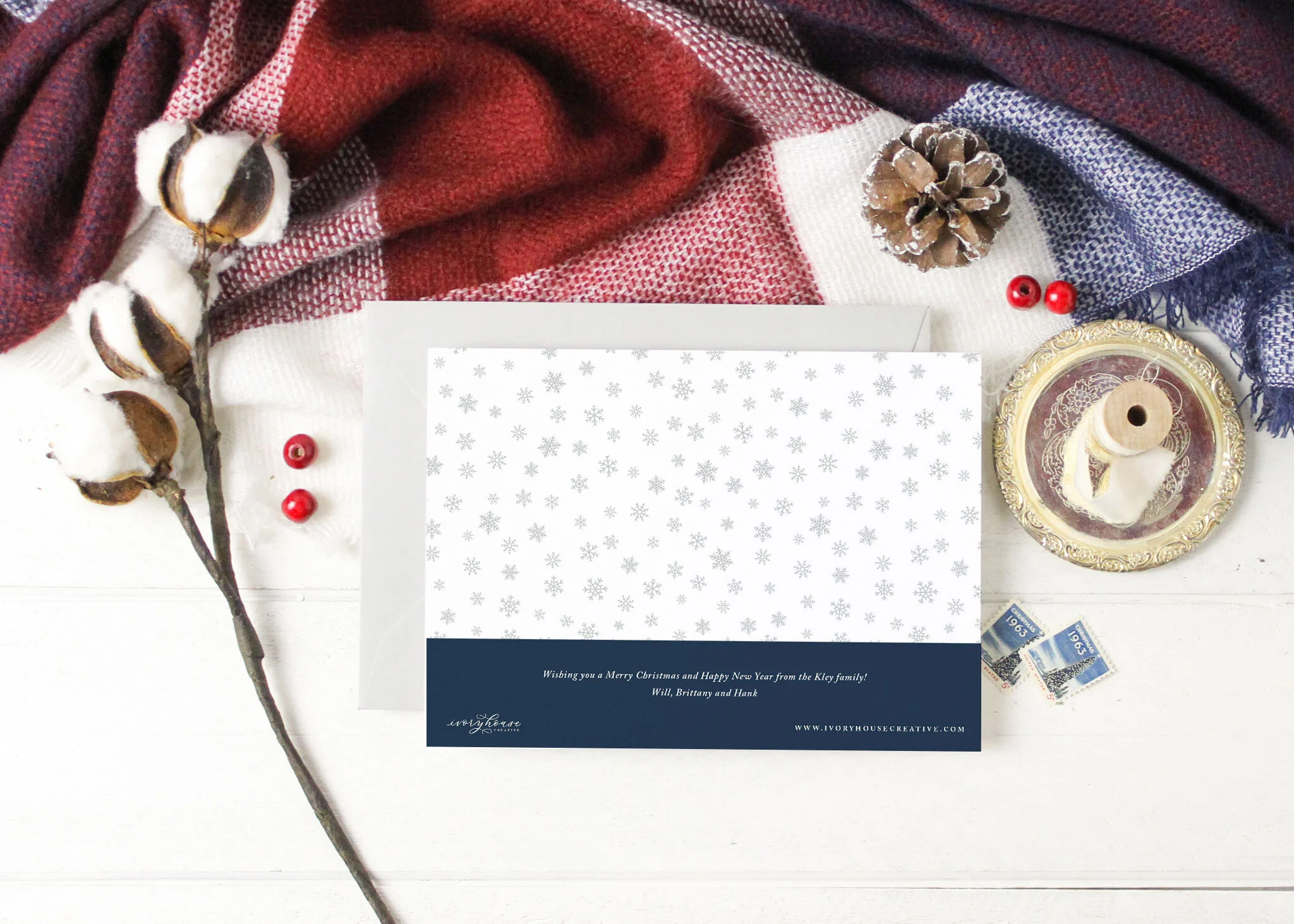 Happiest Holidays Winter Card