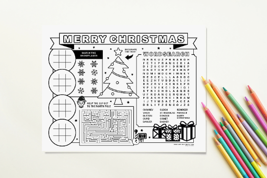 Christmas Coloring Sheet