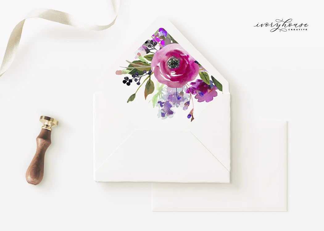 DIY Downloadable Envelope Liners