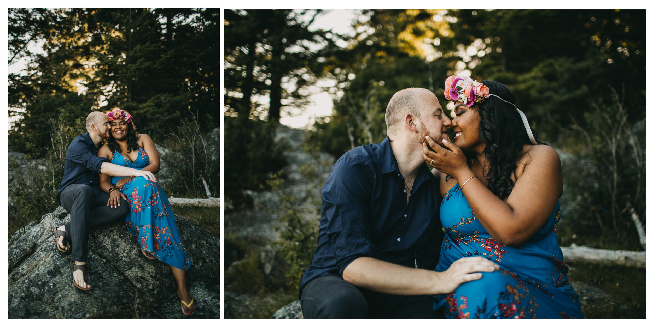 engagement whytecliff park kiss bride groom hug love