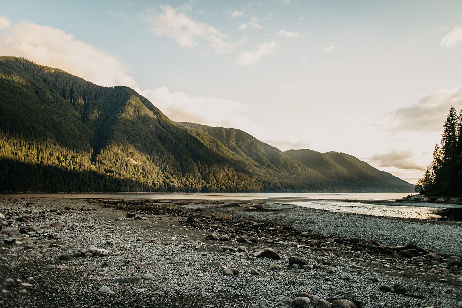 Copy of alouette lake mountains water landscape