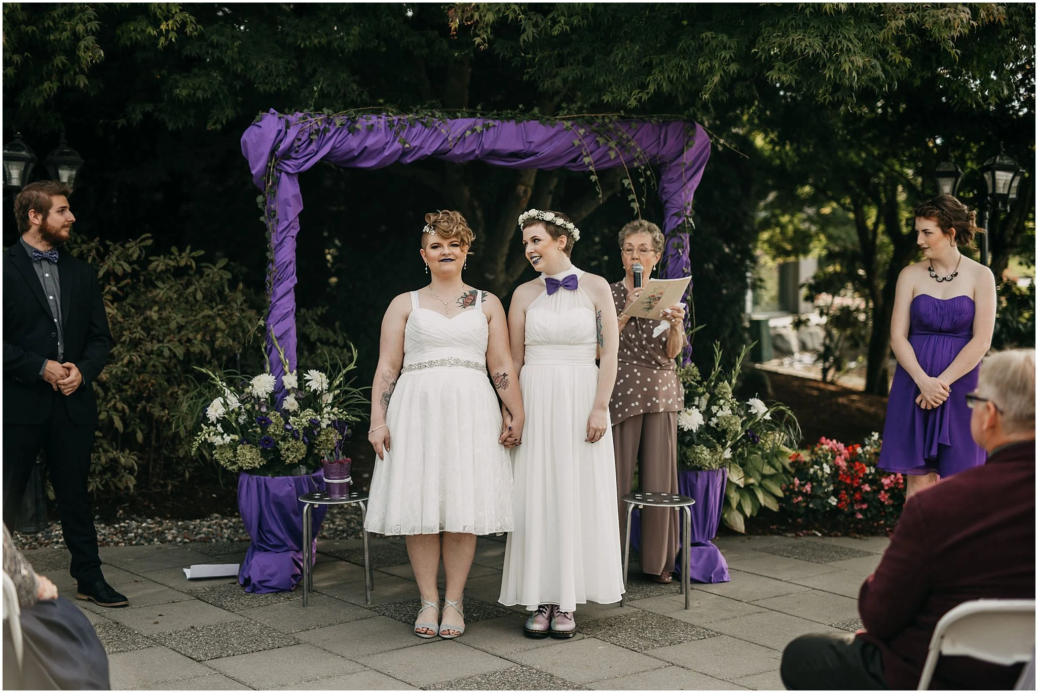 same sex couple announcement wedding ceremony pitt meadows
