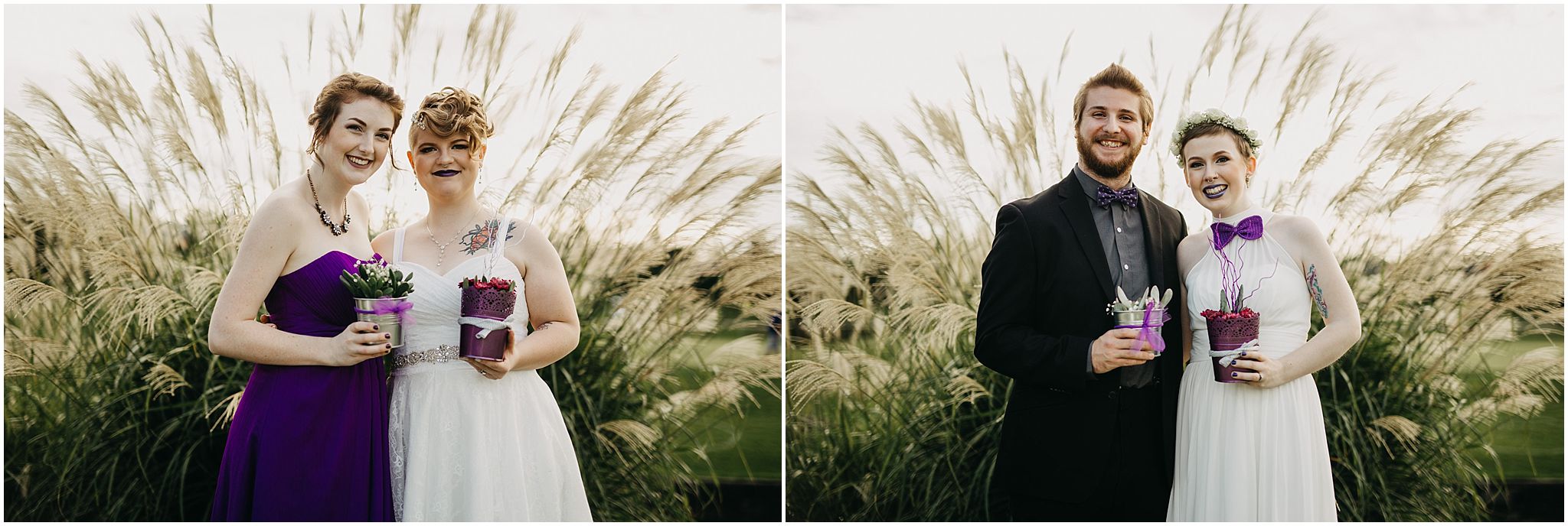 pitt meadows wedding couple with siblings