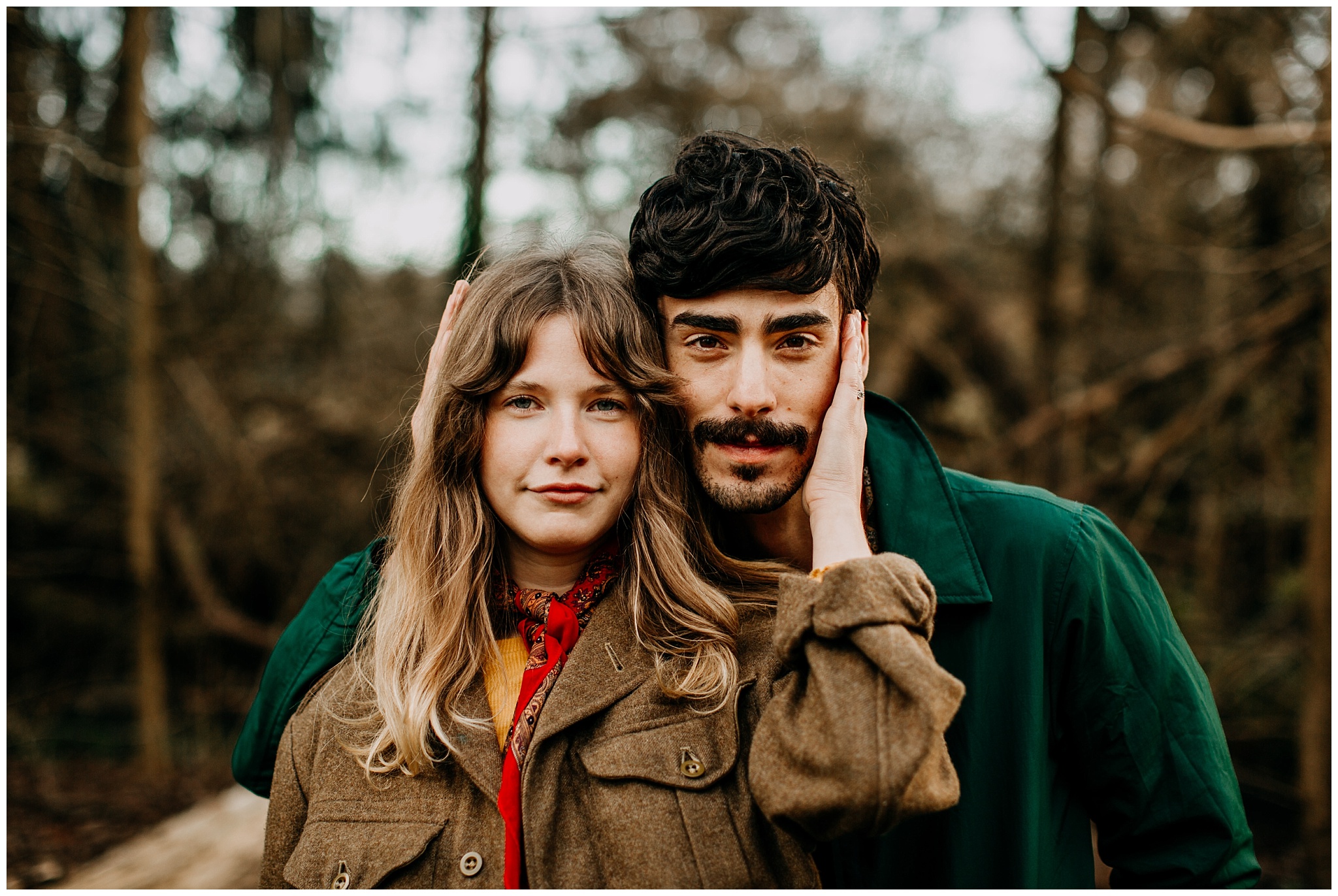 70s inspired engagement session at jericho beach vancouver