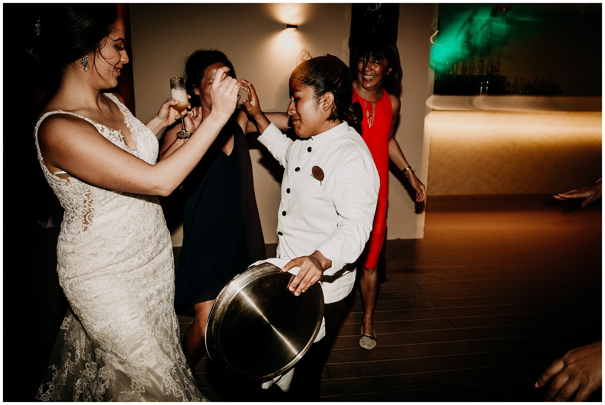 wedding dance party at cancun mexico wedding