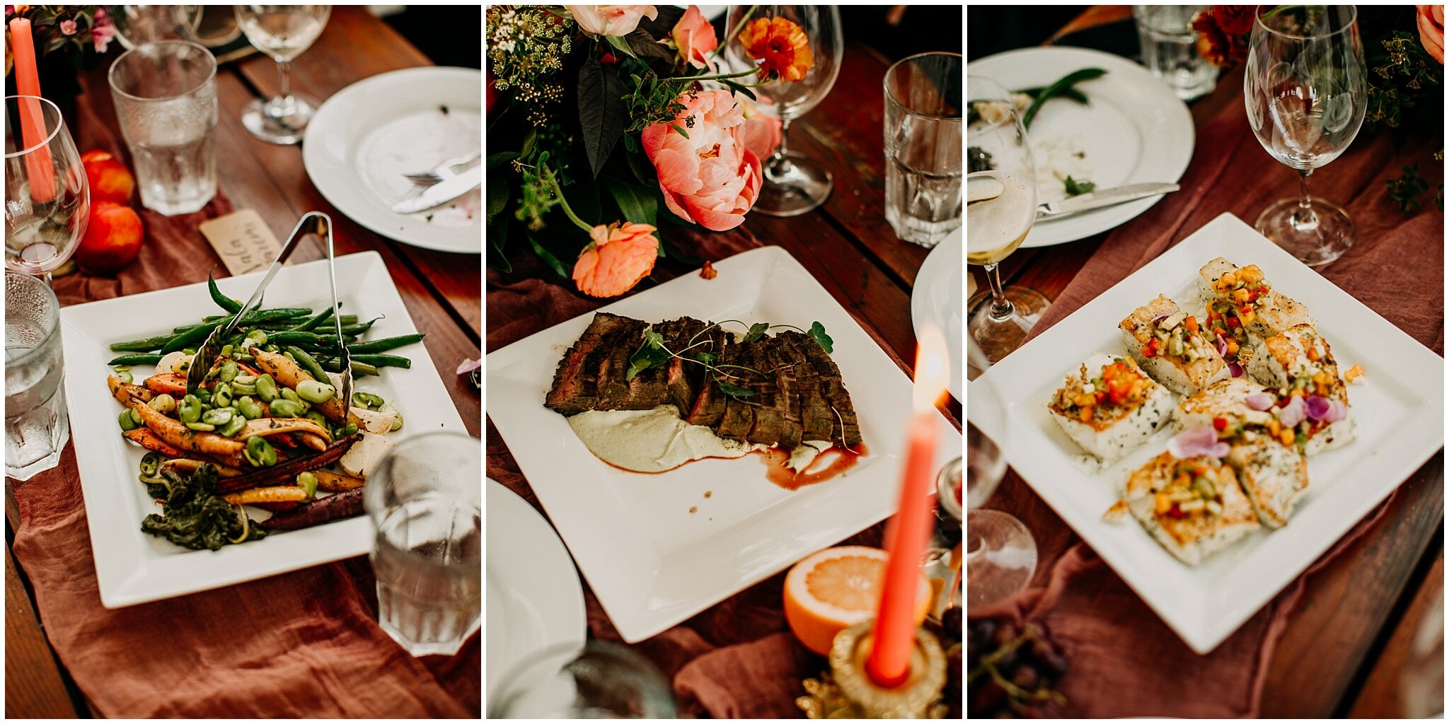toque catering food at sea cider farm and ciderhouse wedding
