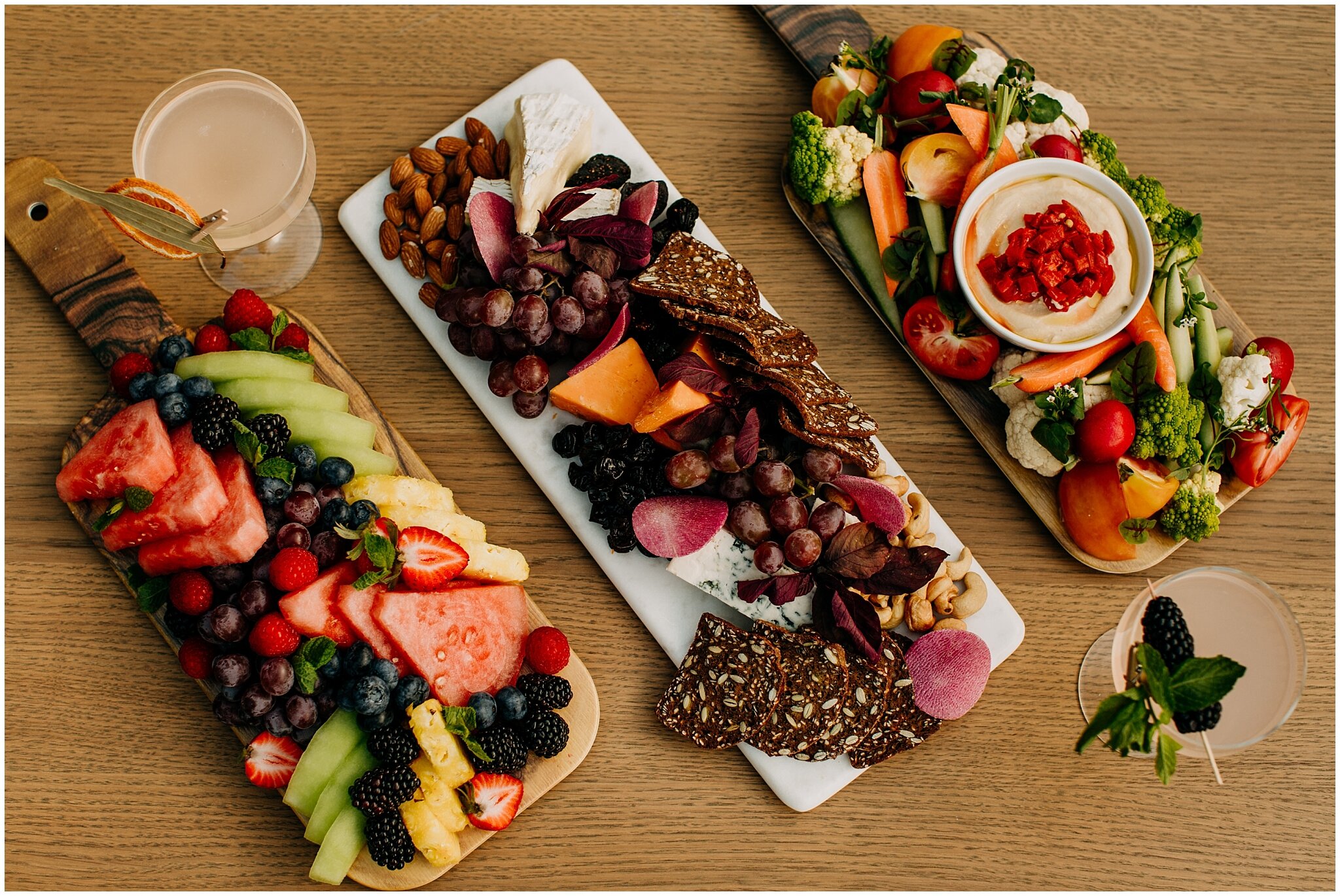 hawksworth charcuterie board for rocky mountain bride styled shoot at the wallace