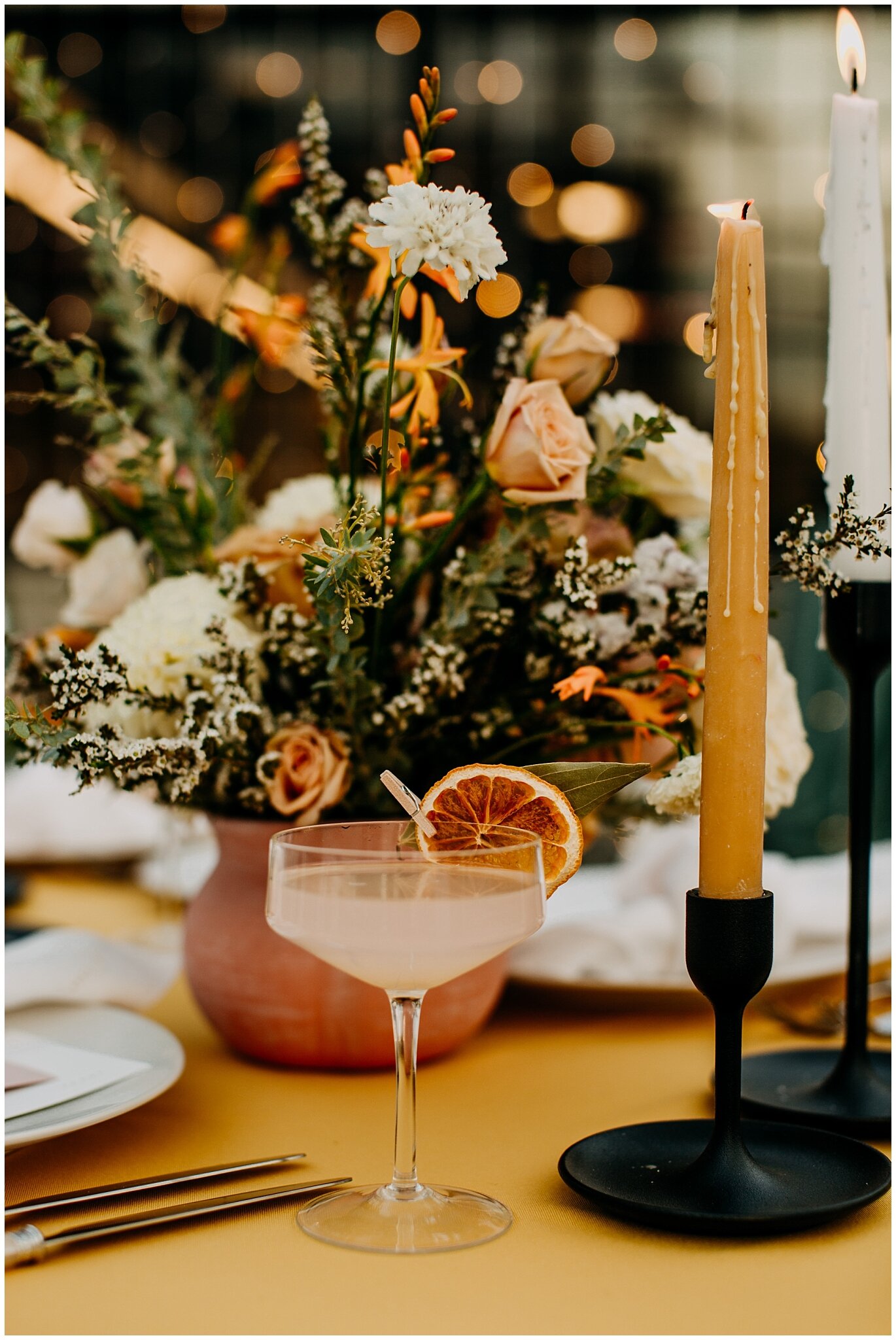 lavish liquids cocktail and bespoke decor tablescape for rocky mountain bride at the wallace