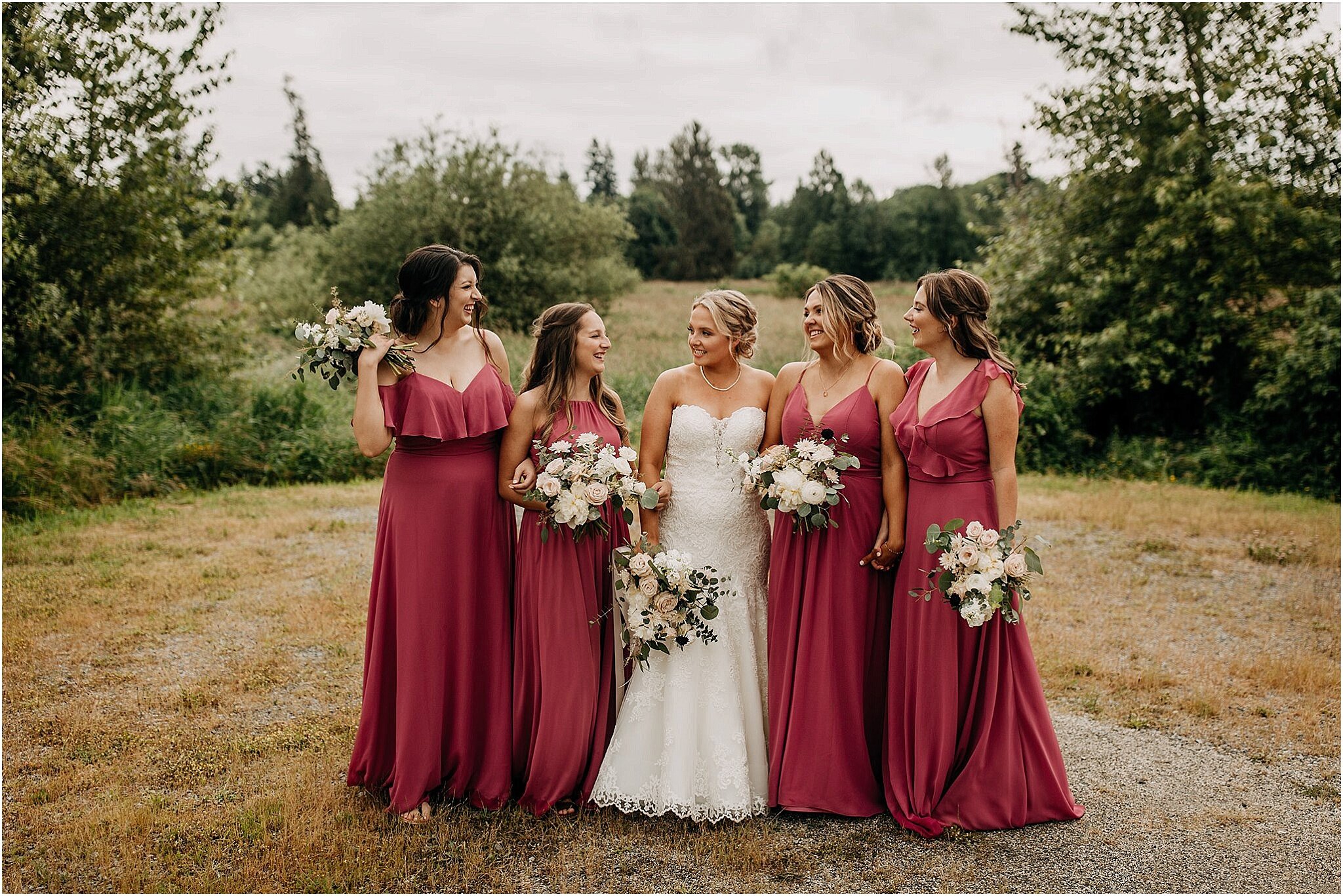 bridesmaids portrait in Surrey BC