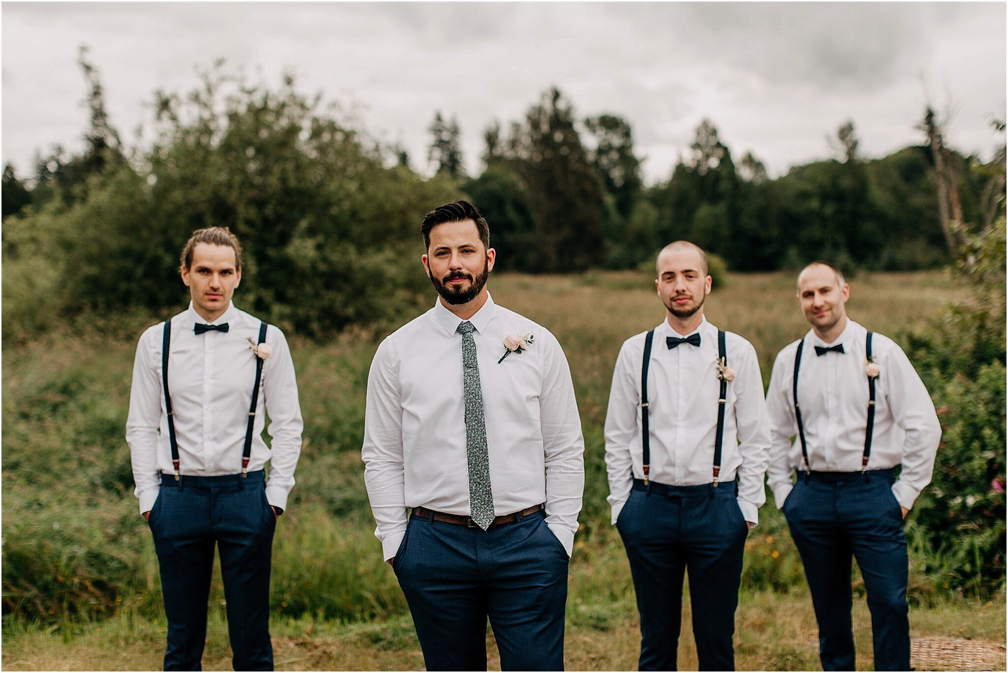 groomsmen portrait in Surrey BC