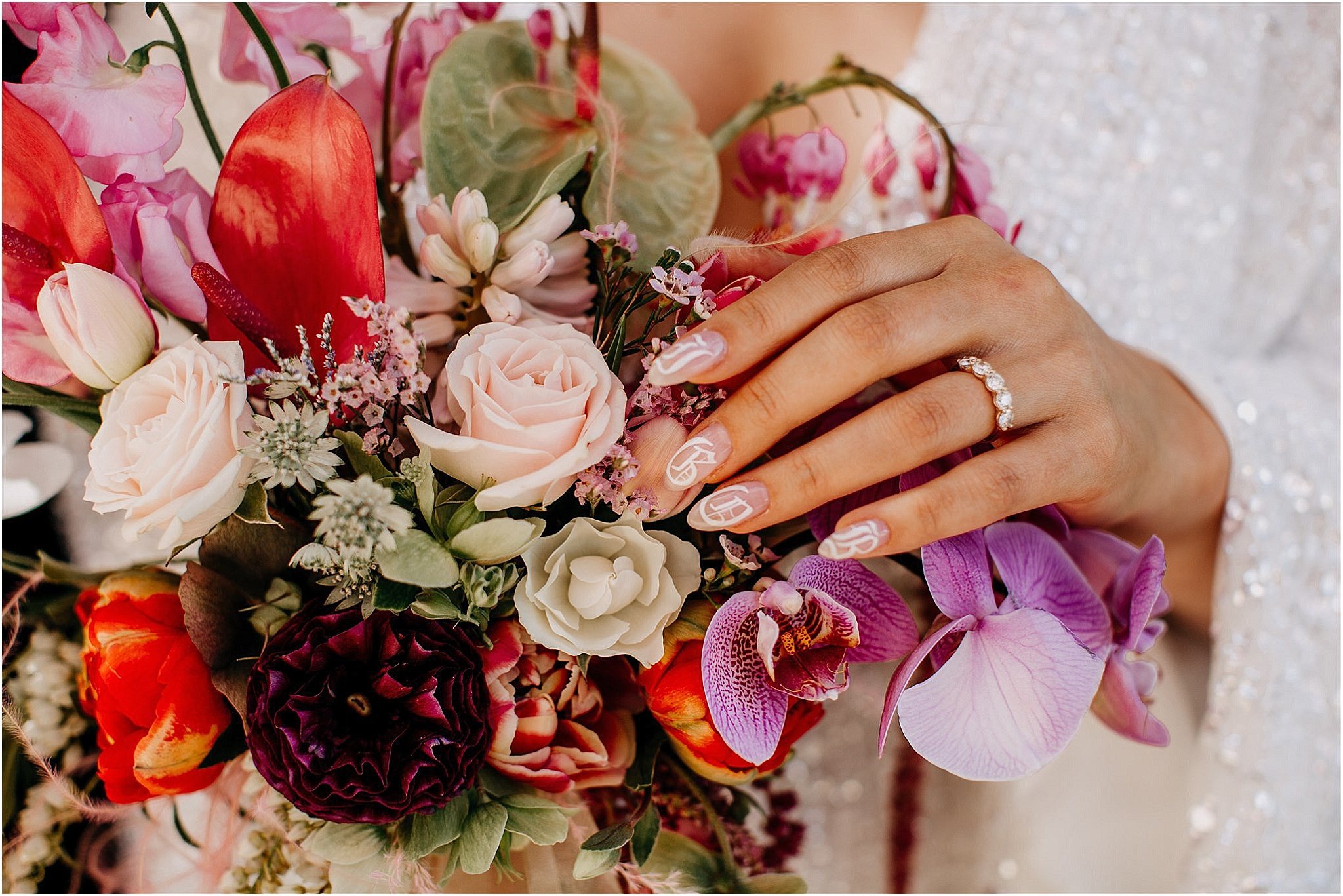 Bride with bouquet Coquitlam BC