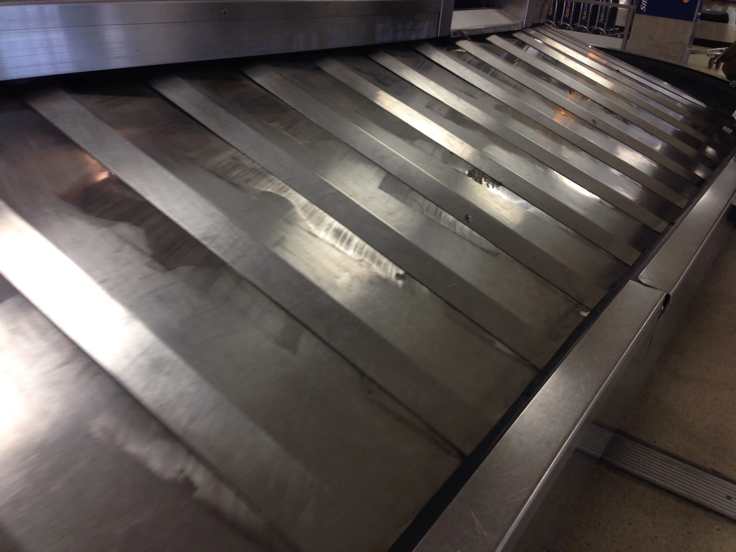 Waiting at baggage claim!