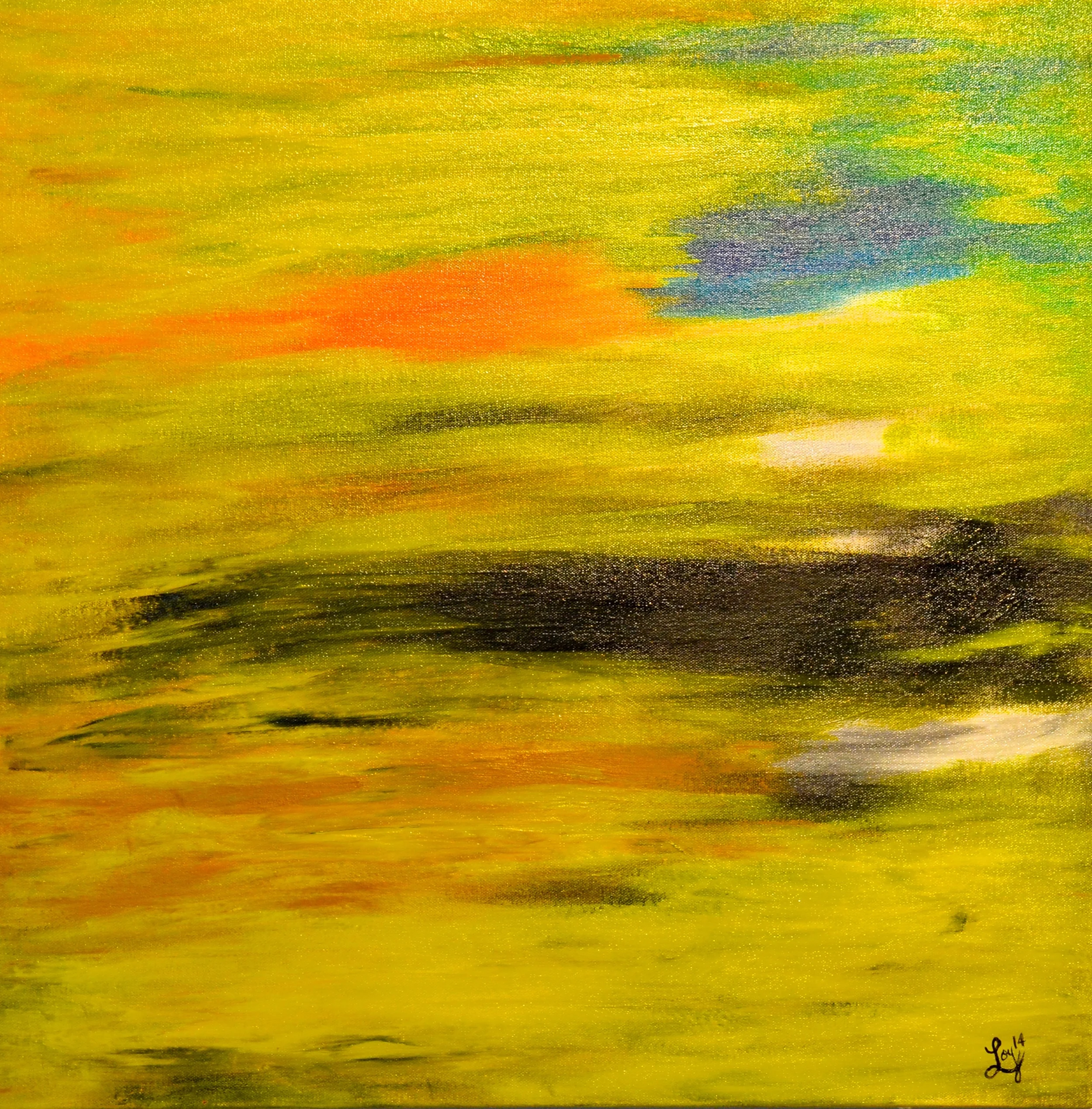  YELLOW  Yellow has a specific physical correlation to the spleen and to the person's energy source, aka "chi."  • Brilliant yellow - You're spiritually inspired or experiencing a spiritual awakening. You have a playful spirit and will act on your th