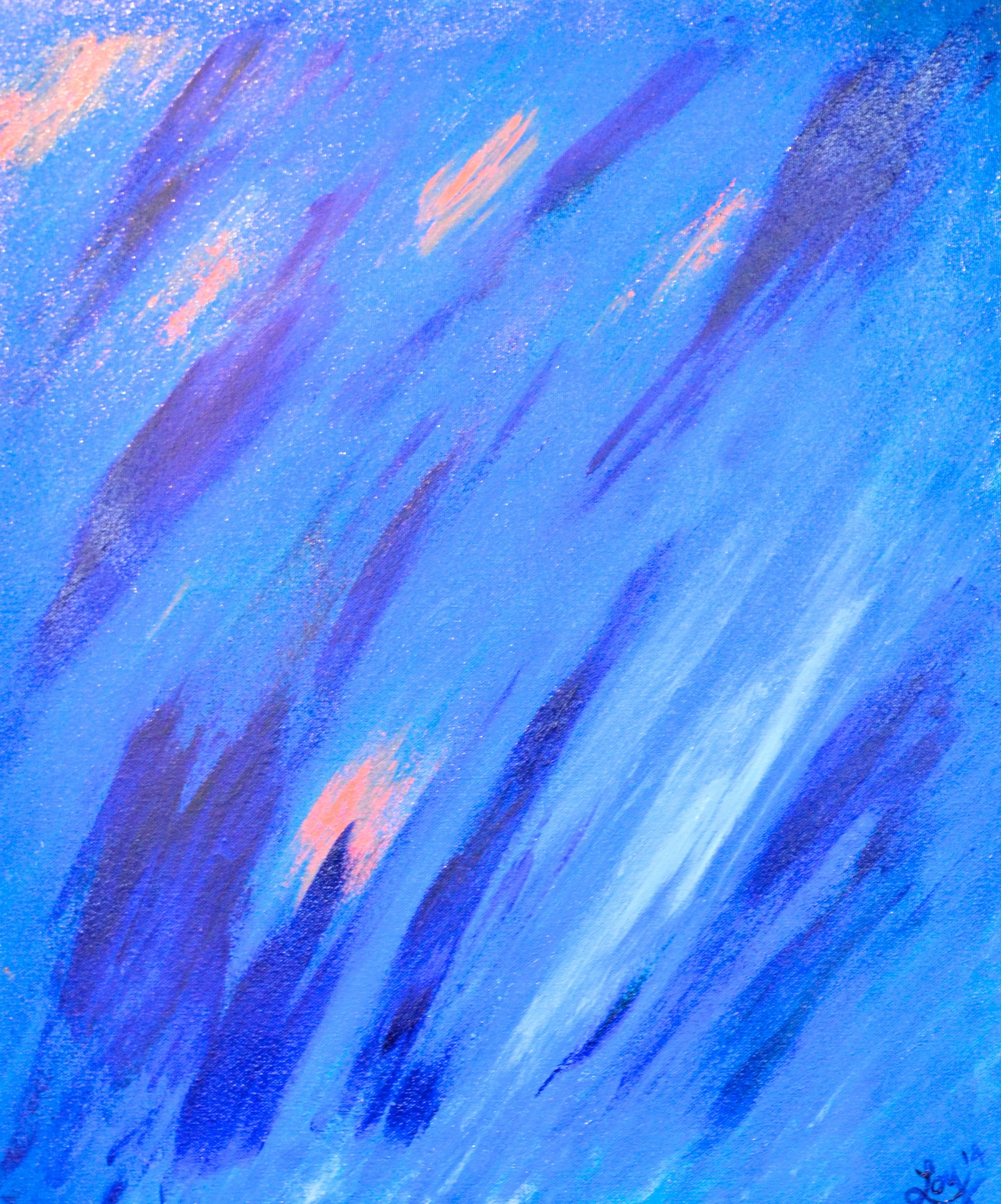 BLUE This color represents the throat, specifically the thyroid. If your aura is blue, you're intuitive and you love helping people. You remain calm during a crisis. Others lean on you for support. • Royal blue - This means you are a highly-developed spiritual intuitive or clairvoyant. You have a very generous and giving spirit, and you are always open to new • Dark blue, even cloudy - You don't trust the future and can't face the truth because of your desire to take control. Light blue - You're truthful and serene, and you excel in all fields of communication.