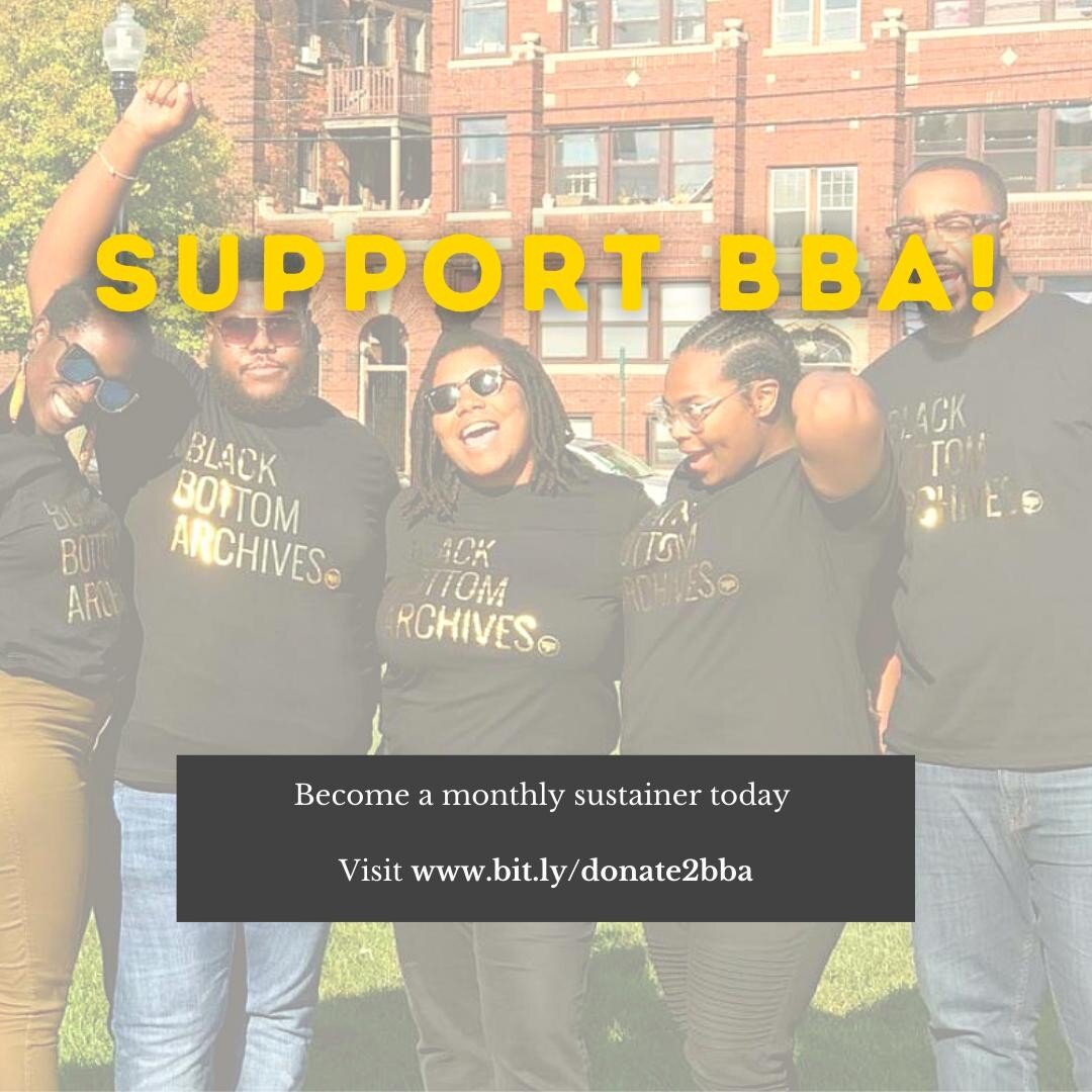 Black Bottom Archives needs your support 🖤
⁣
By becoming a BBA monthly sustainer, you will be helping us facilitate research of Black Detroit culture, provide exciting opportunities for our community, and create spaces for intergenerational healing.