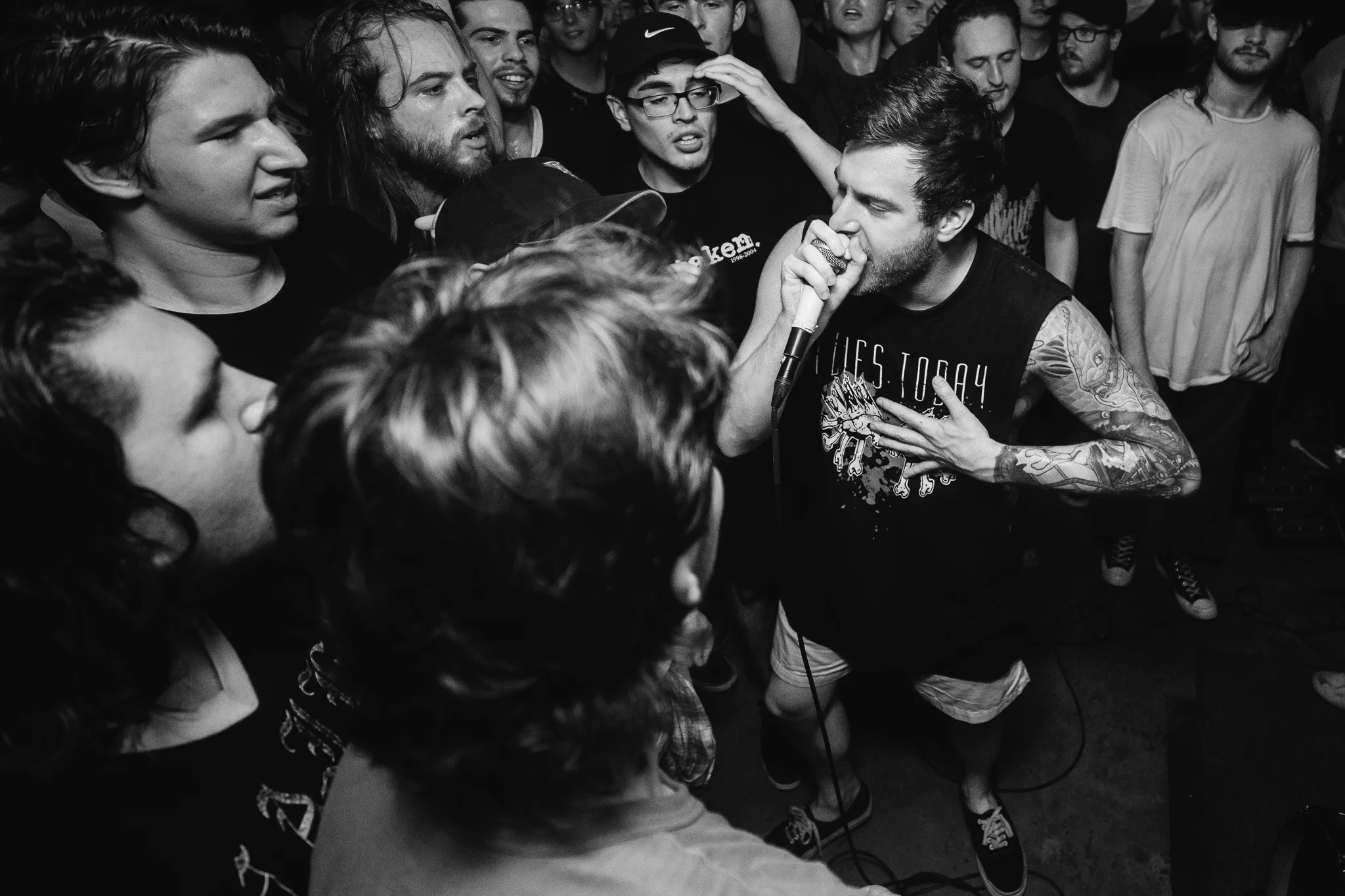 Brendan and the crowd