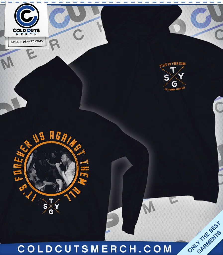 Stick To Your Guns hoodie for Cold Cuts Merch