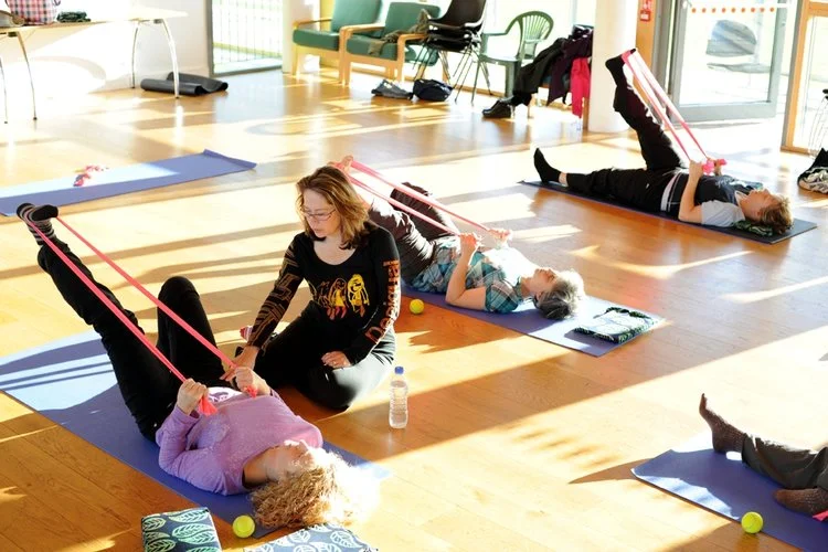 Joyce teaching one of her classes