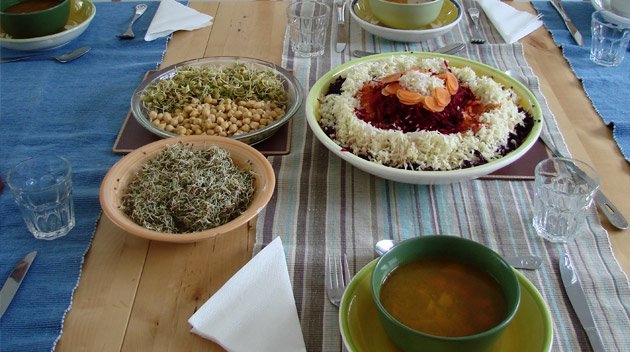 Delicious healthy food