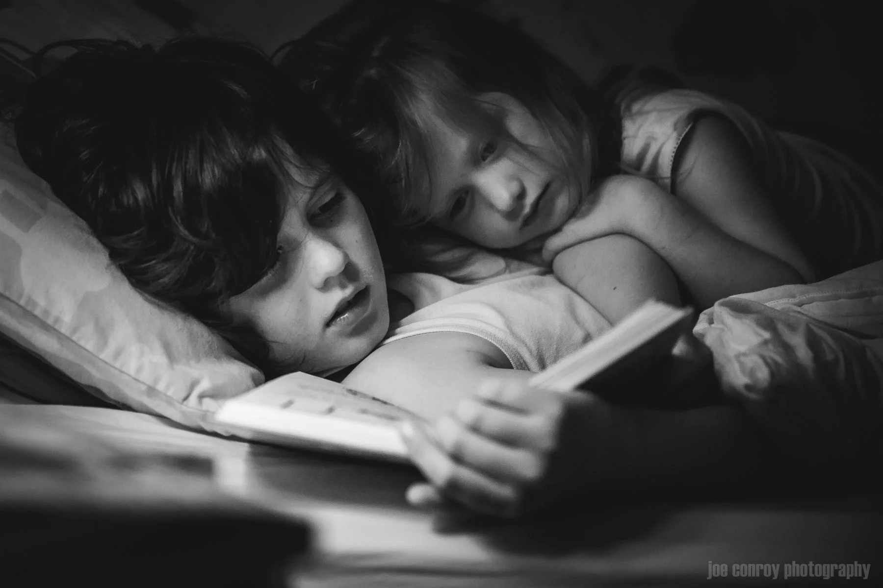 Senan and Lola in one of their quieter moments..
