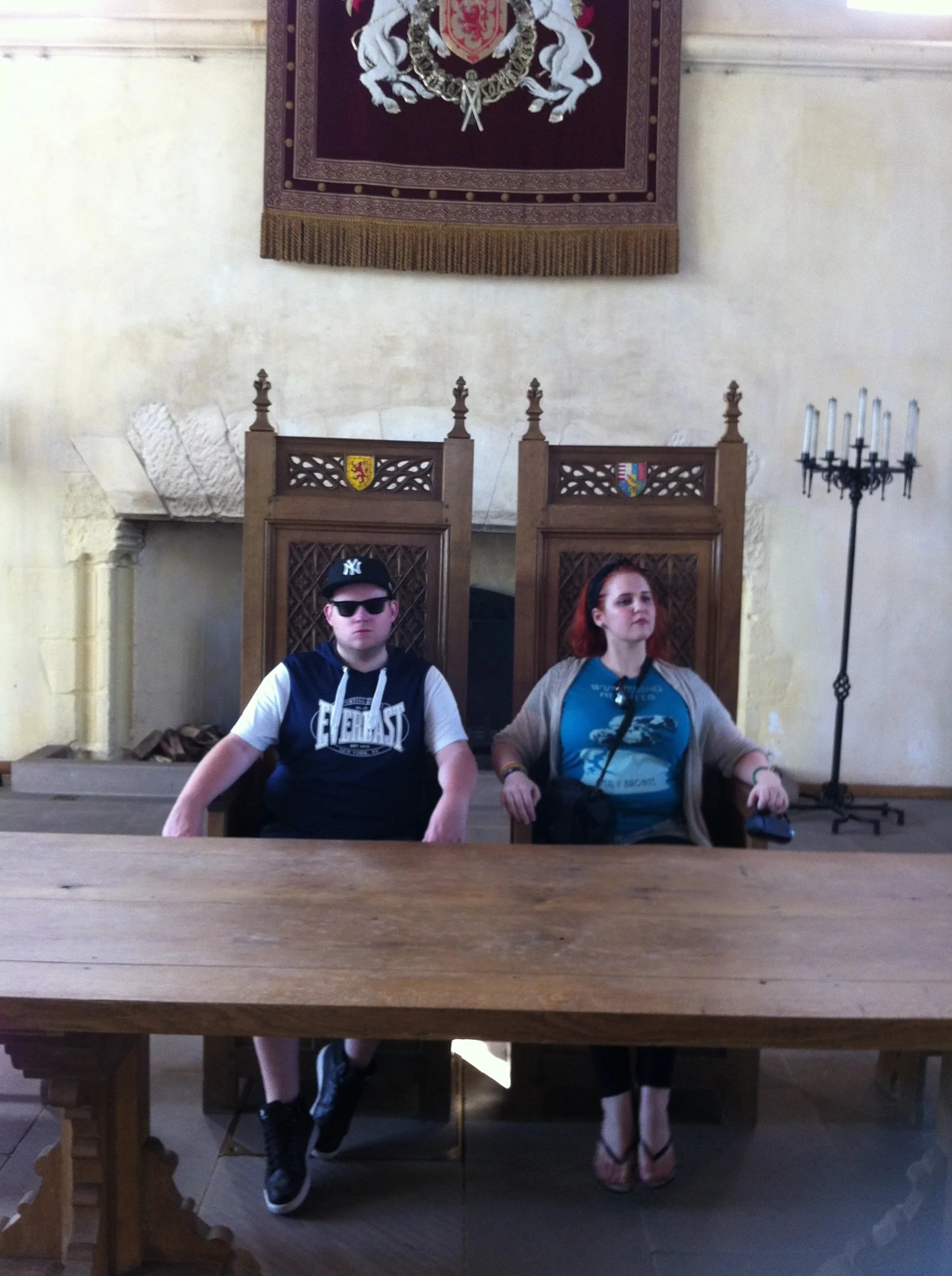 Chilling on thrones, as you do