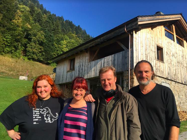 Dawn Kurtagich, Holly, Mark Stay, Marcus Sedgwick. Geneva, September 2018