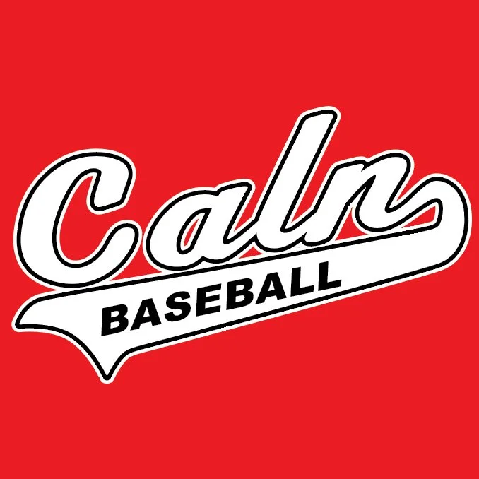 CALN BASEBALL-script white-bll on red.jpg