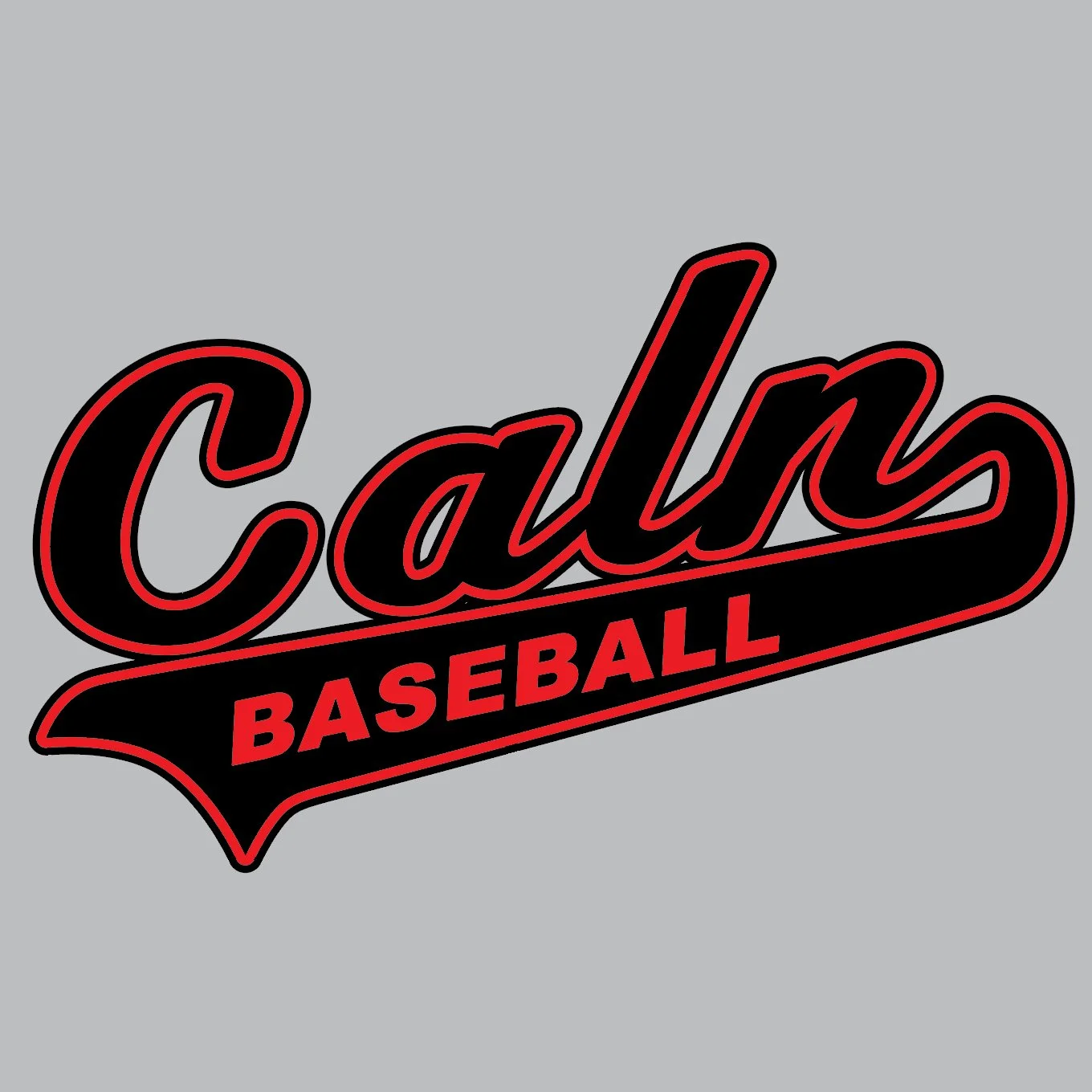 CALN BASEBALL-script blk-red on gray.jpg